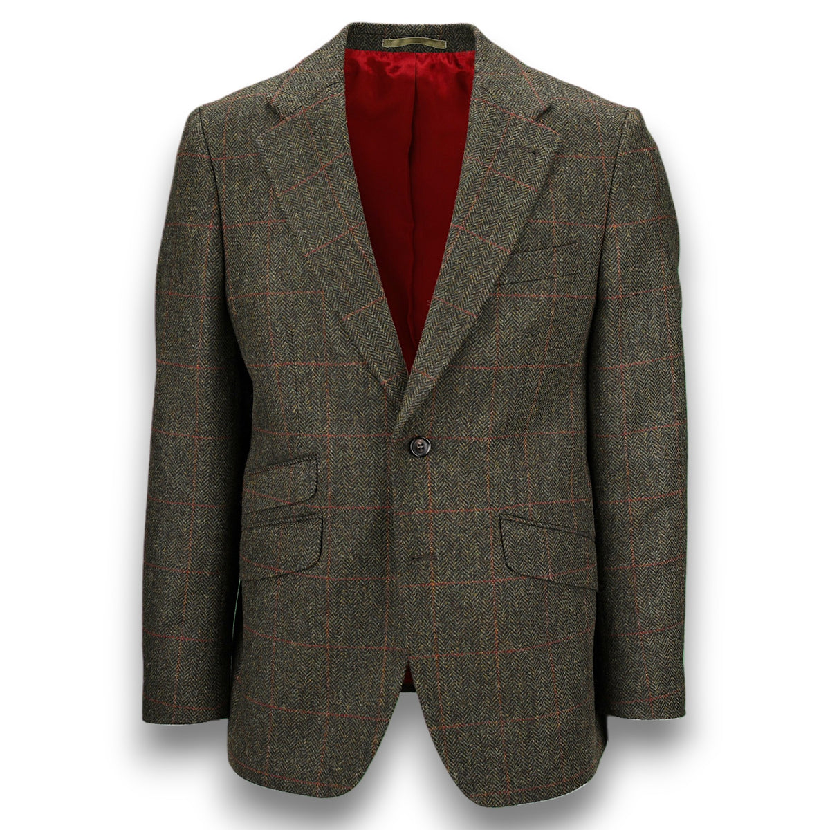 Herringbone Tweedjackett mit Überkaro-Sheppard &amp; Jones-Conrad Hasselbach Shoes &amp; Garment