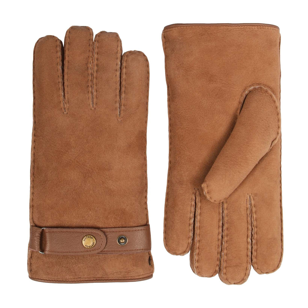 Hirschlederhandschuhe mit Lammfellfutter-Stetson-Conrad Hasselbach Shoes &amp; Garment