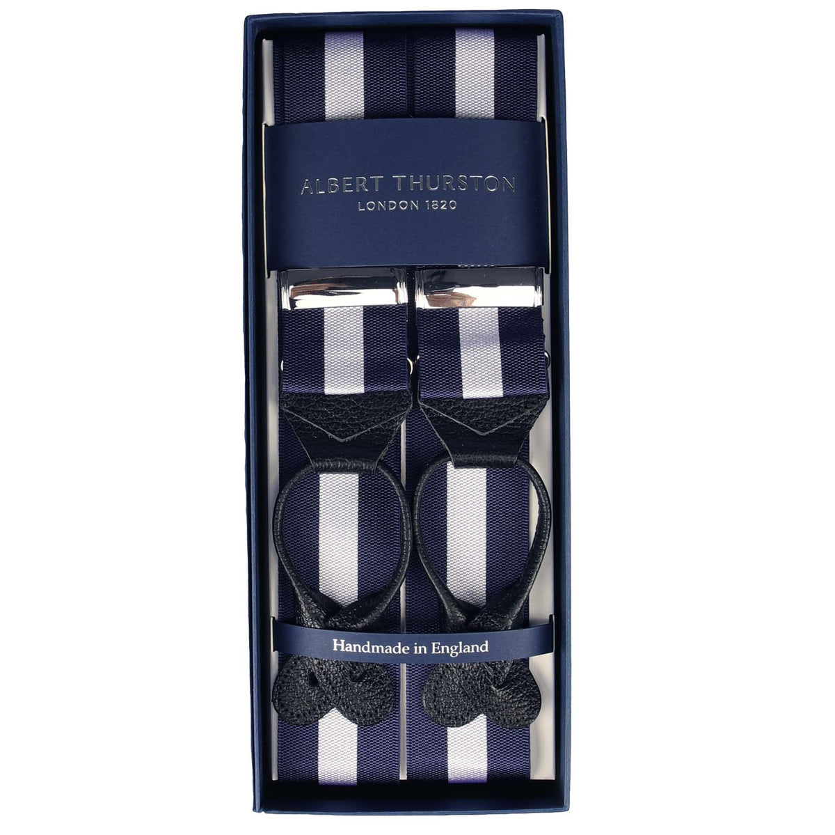 Hosenträger mit Streifen-Albert Thurston-Conrad Hasselbach Shoes & Garment