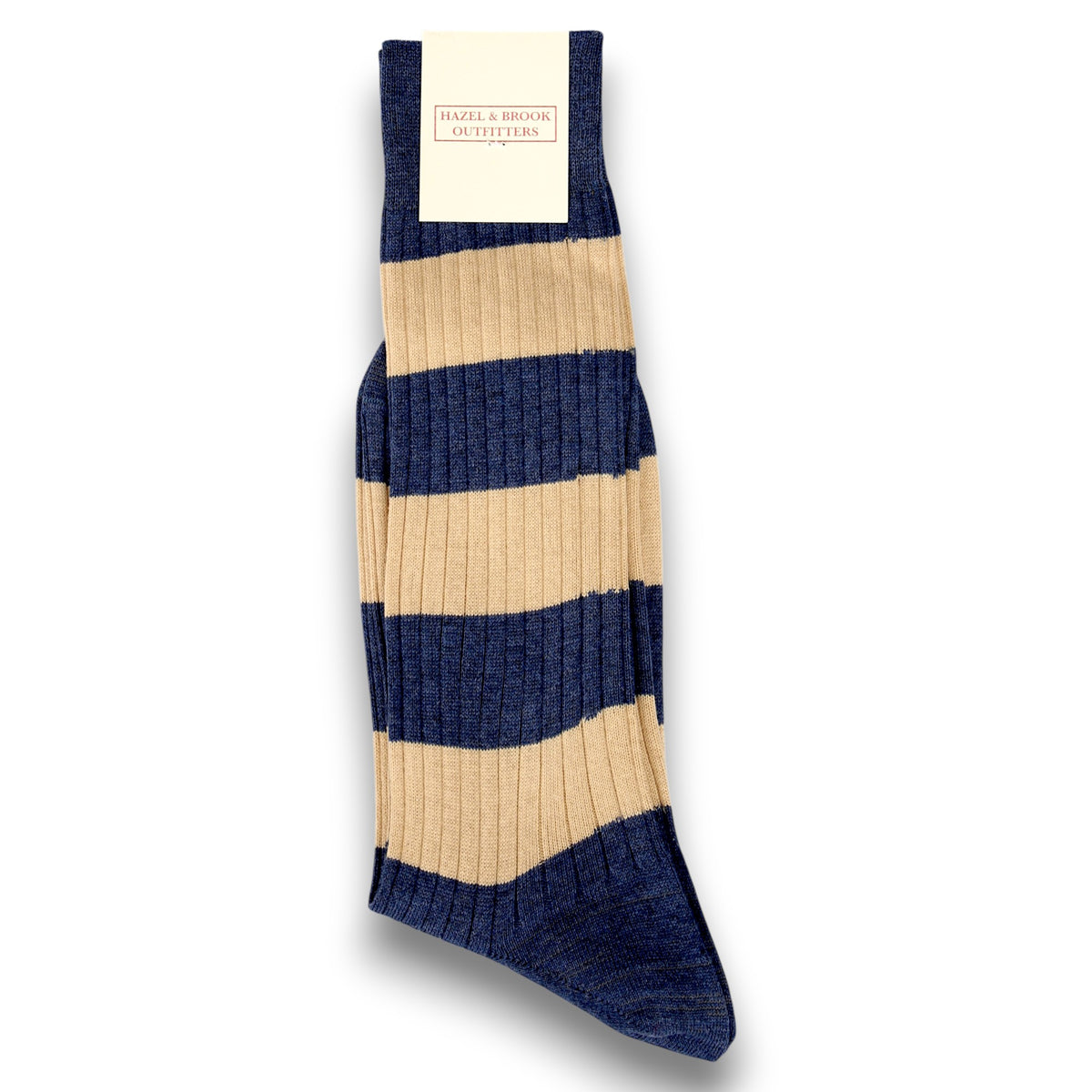 Hosiery Socks Striped-Hazel & Brook-Conrad Hasselbach Shoes & Garment