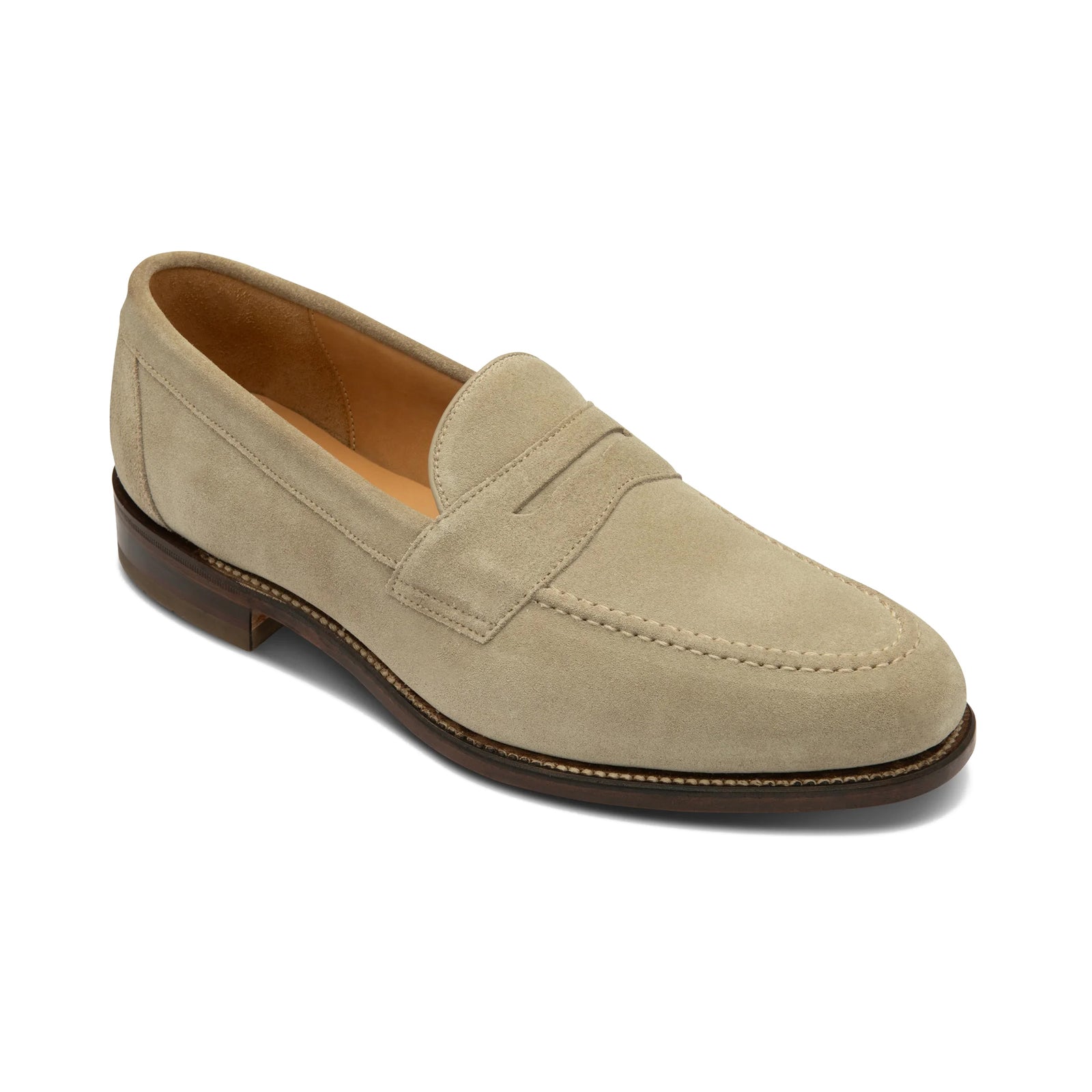 Imperial Penny Loafer - Suede-Loake-Conrad Hasselbach Shoes & Garment