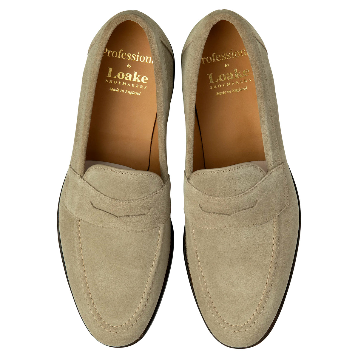 Imperial Penny Loafer - Suede-Loake-Conrad Hasselbach Shoes & Garment