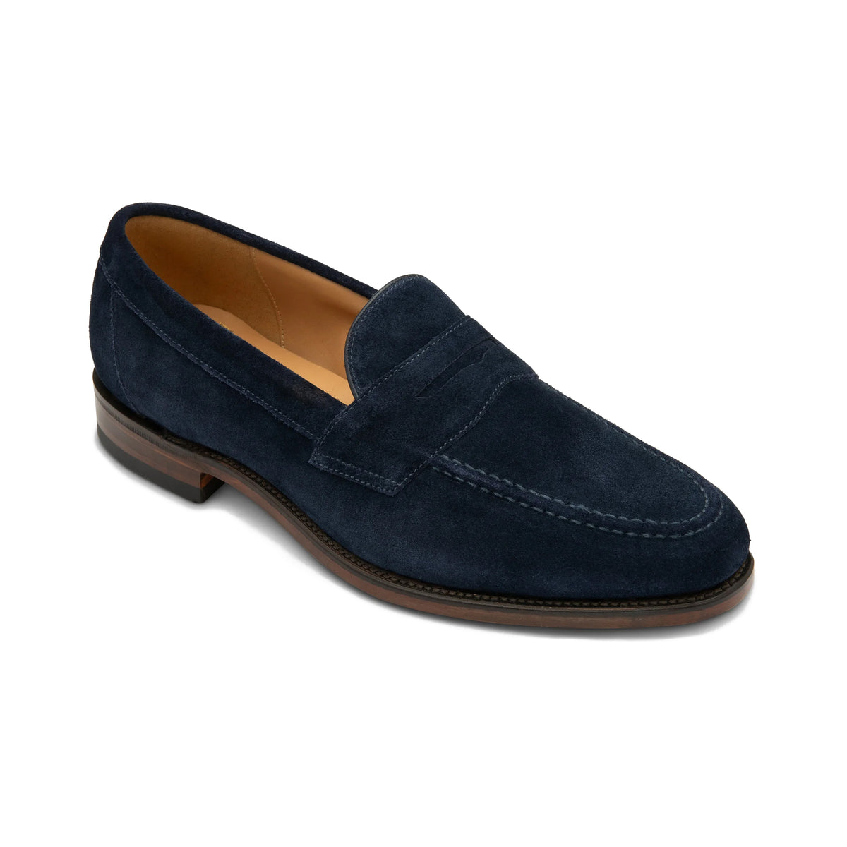 Imperial Penny Loafer - Suede-Loake-Conrad Hasselbach Shoes & Garment