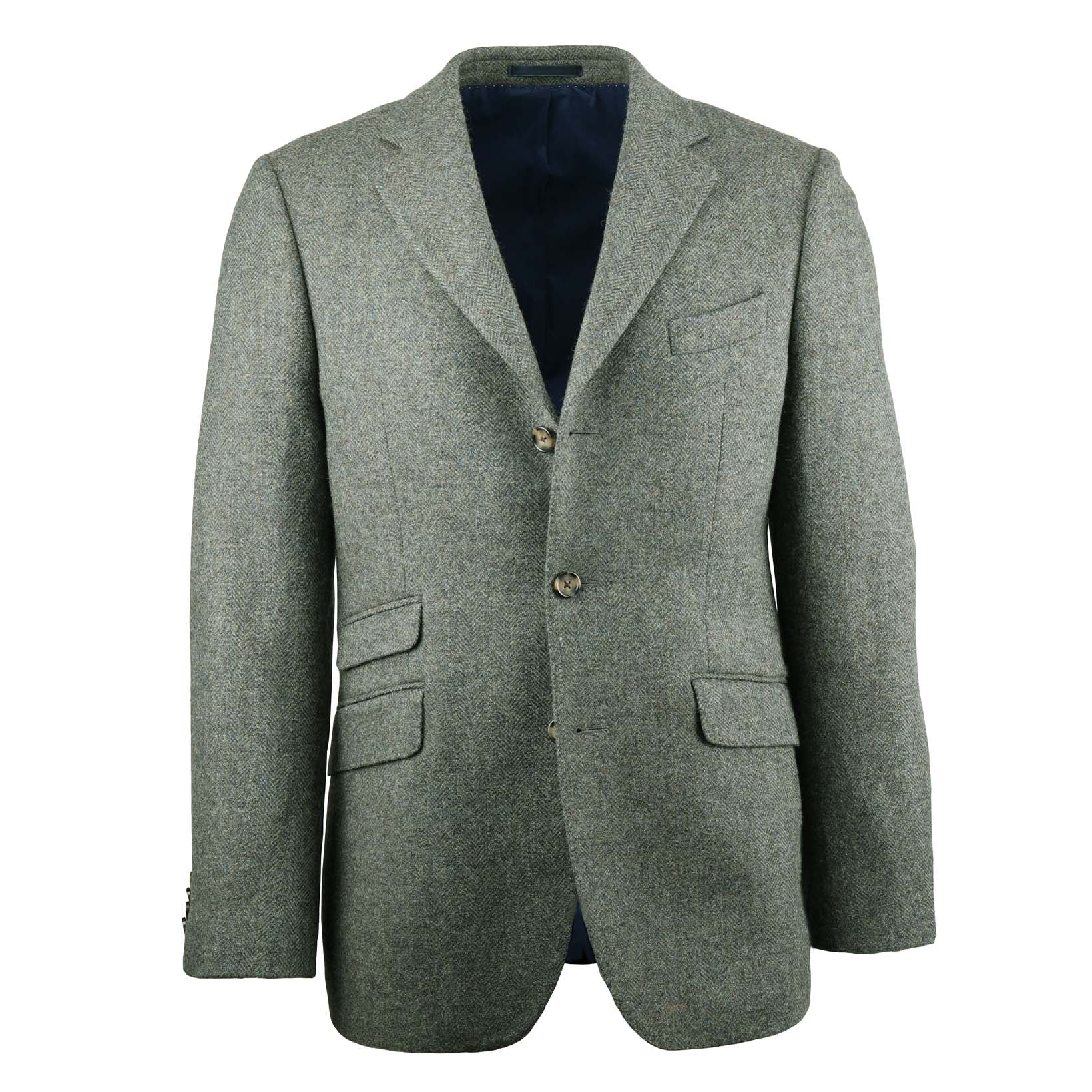 Jackett mit Fischgratmuster-C.H.-Conrad Hasselbach Shoes & Garment