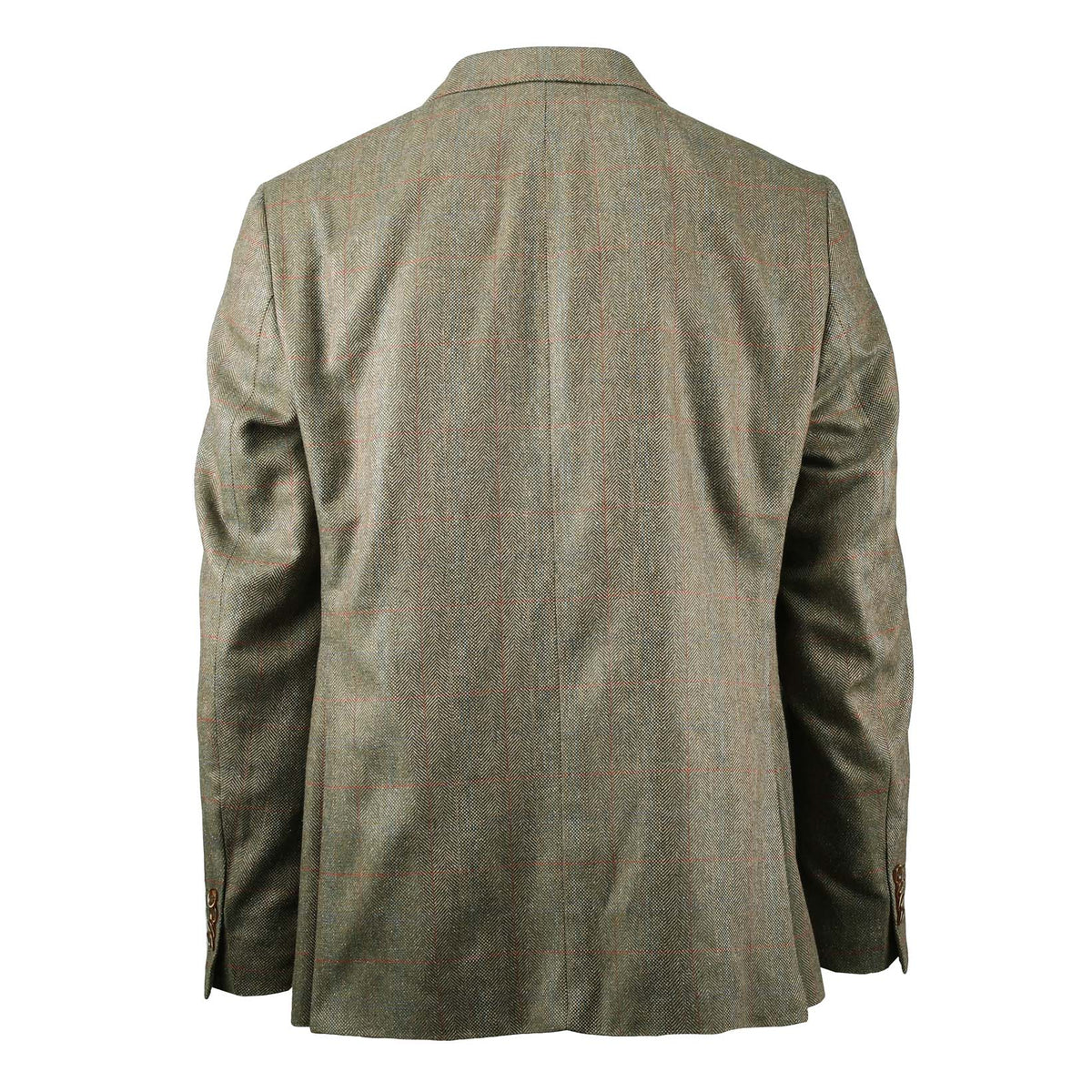 Kariertes Seidenjackett mit Fischgrat-Muster-Sheppard & Jones-Conrad Hasselbach Shoes & Garment