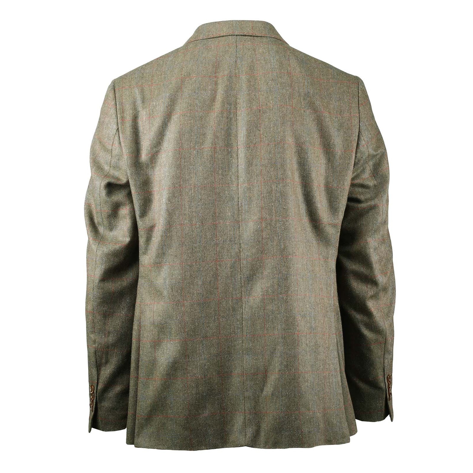 Kariertes Seidenjackett mit Fischgrat-Muster-Sheppard & Jones-Conrad Hasselbach Shoes & Garment