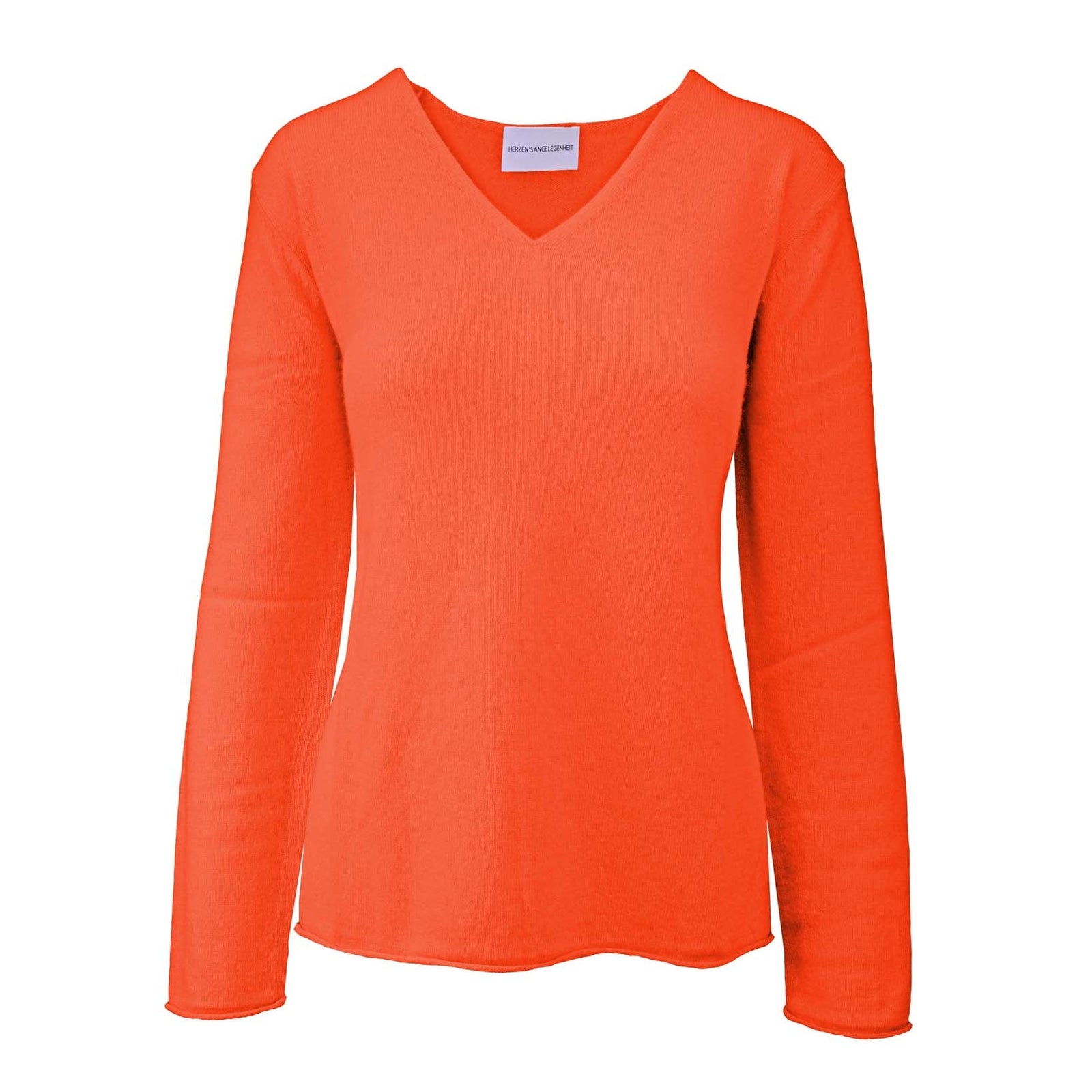 Kaschmir Pullover mit V-Ausschnitt-HERZENS-Conrad Hasselbach Shoes & Garment