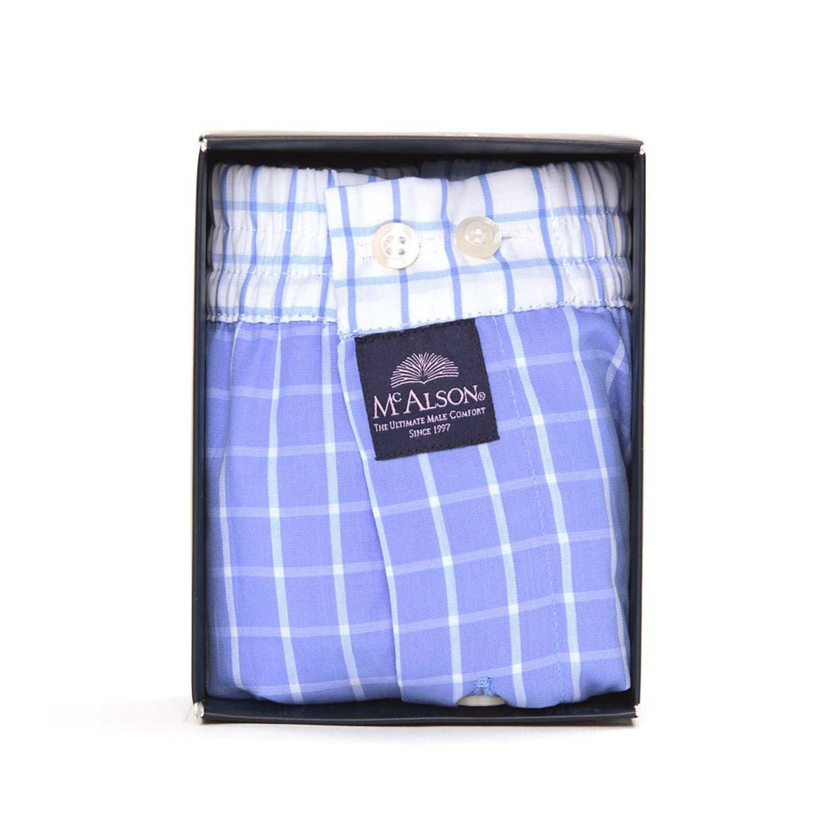 Klassische Boxershorts - Kariert-Mc Alson-Conrad Hasselbach Shoes & Garment