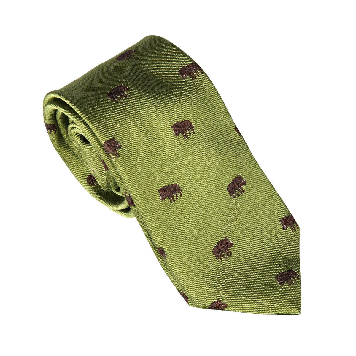 Krawatte mit Tiermotiv-C.H.-Conrad Hasselbach Shoes & Garment