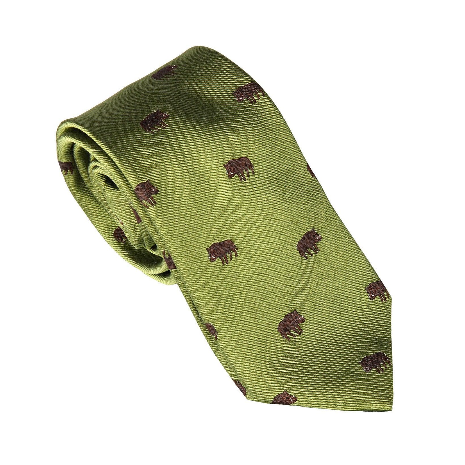 Krawatte mit Tiermotiv-C.H.-Conrad Hasselbach Shoes & Garment