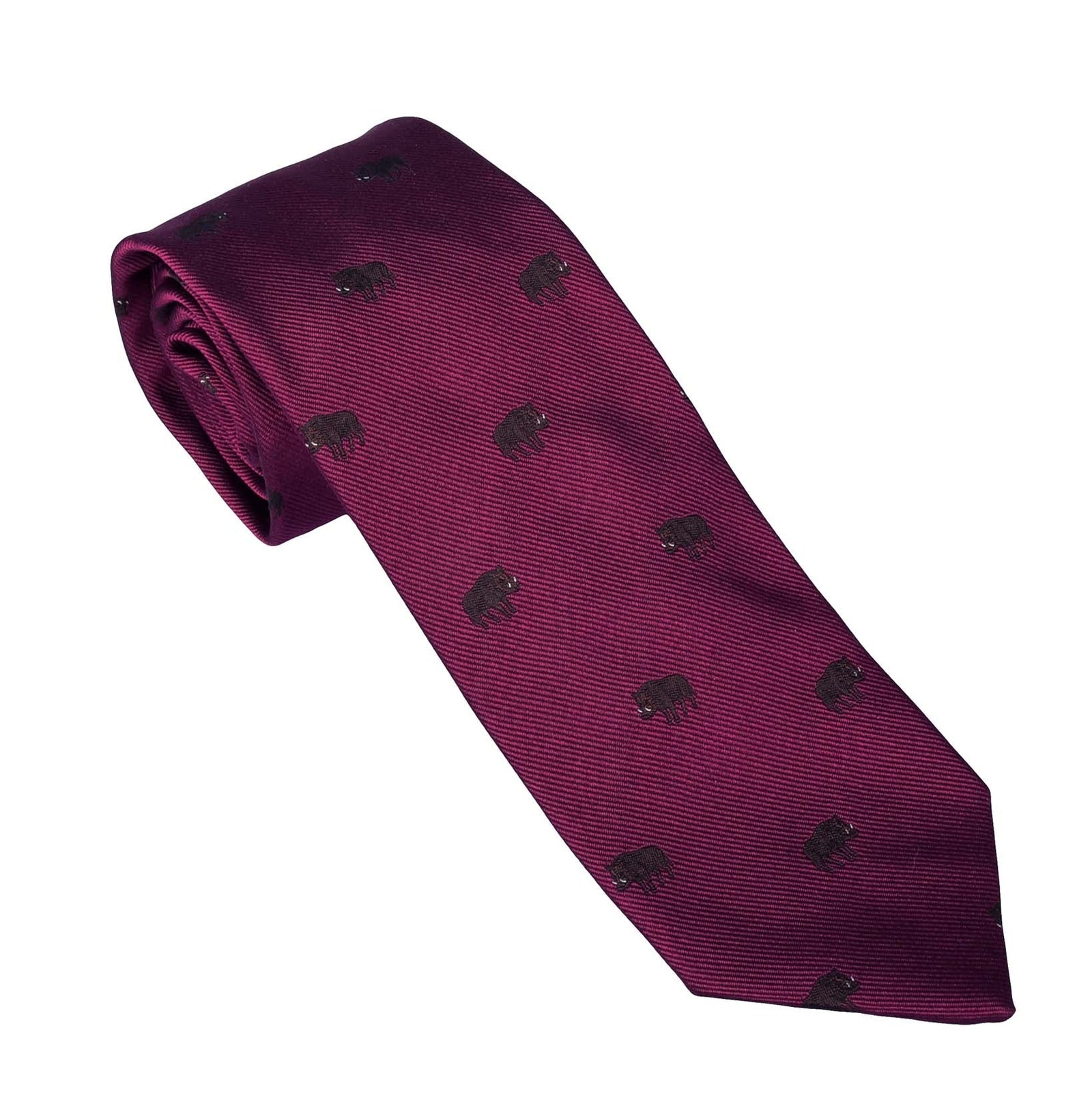 Krawatte mit Tiermotiv-C.H.-Conrad Hasselbach Shoes & Garment