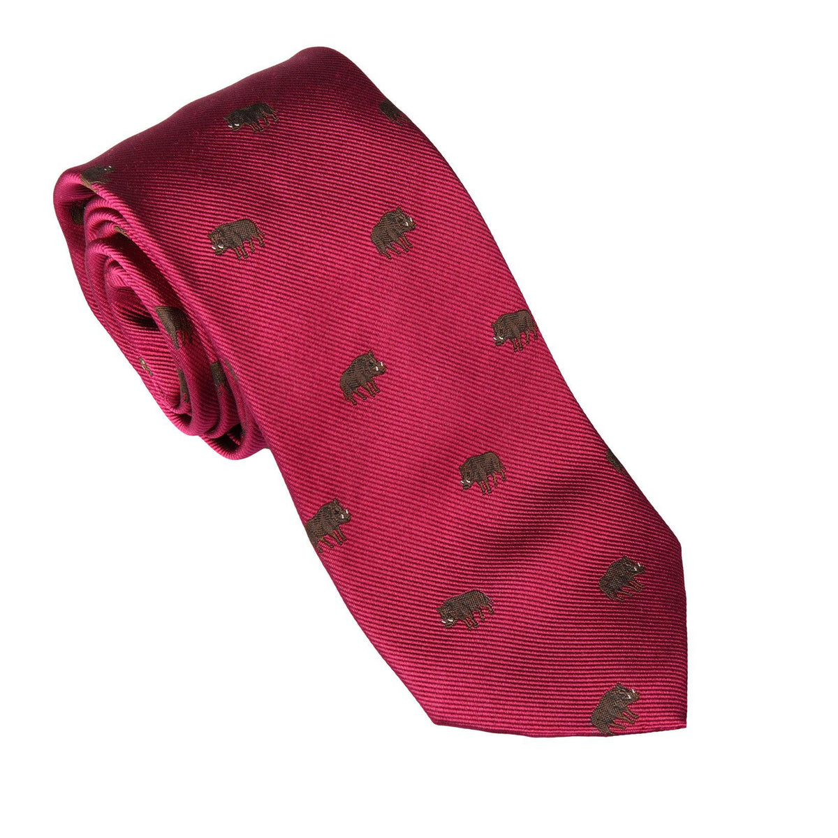 Krawatte mit Tiermotiv-C.H.-Conrad Hasselbach Shoes &amp; Garment
