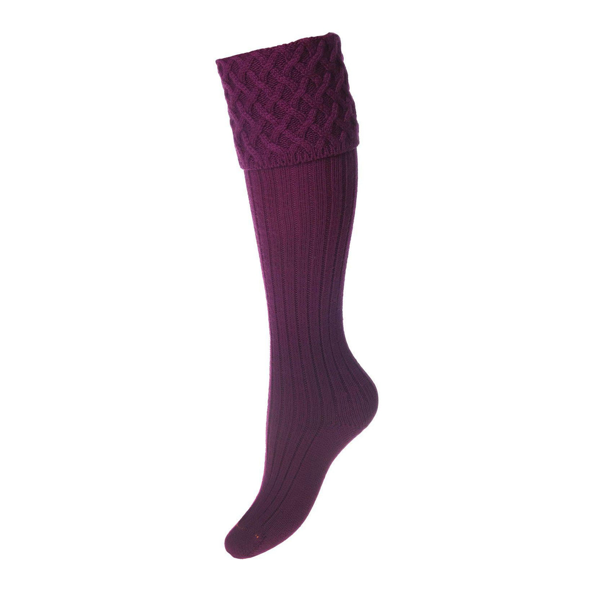 Lady Rannoch Long Sock-House of Cheviot-Conrad Hasselbach Shoes & Garment