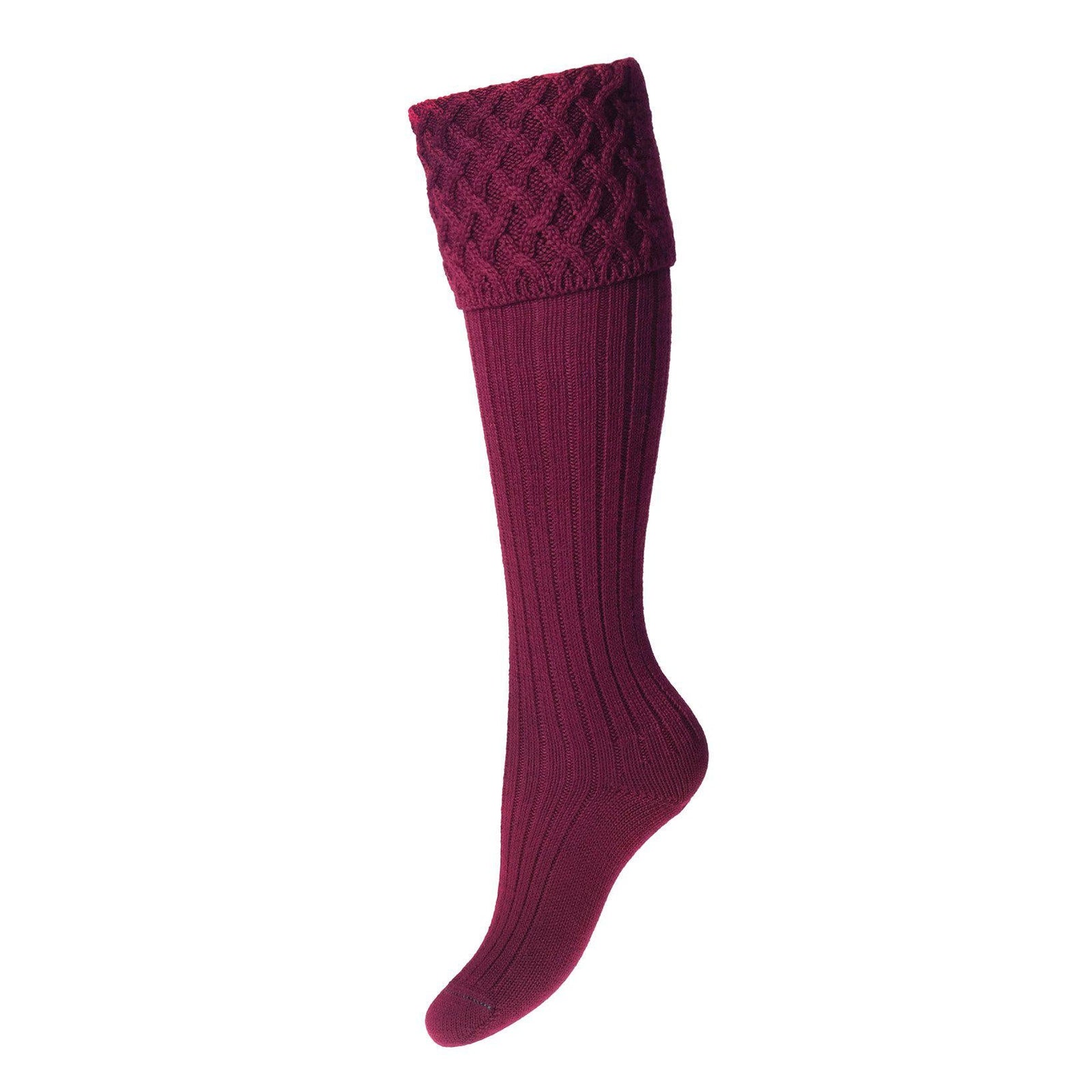 Lady Rannoch Long Sock-House of Cheviot-Conrad Hasselbach Shoes & Garment