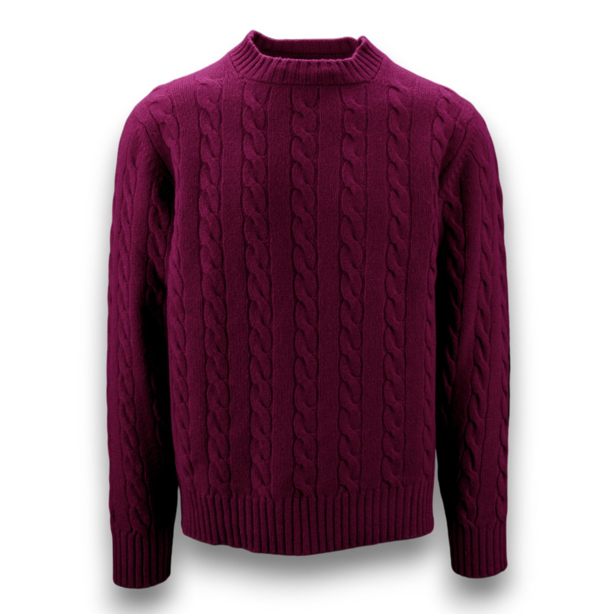 Lambswool Pullover mit Zopfmuster-William Lockie-Conrad Hasselbach Shoes &amp; Garment