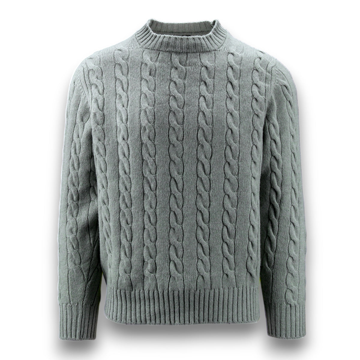 Lambswool Pullover mit Zopfmuster-William Lockie-Conrad Hasselbach Shoes & Garment