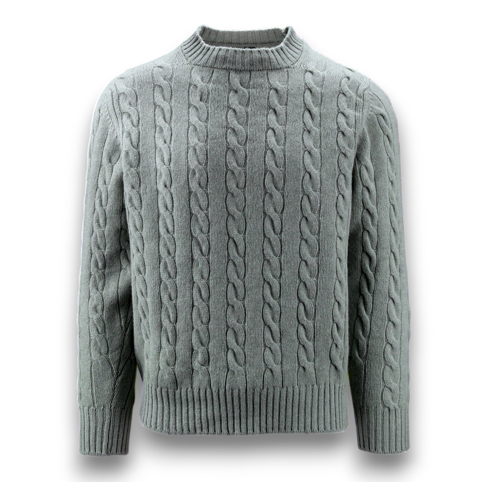 Lambswool Pullover mit Zopfmuster-William Lockie-Conrad Hasselbach Shoes & Garment