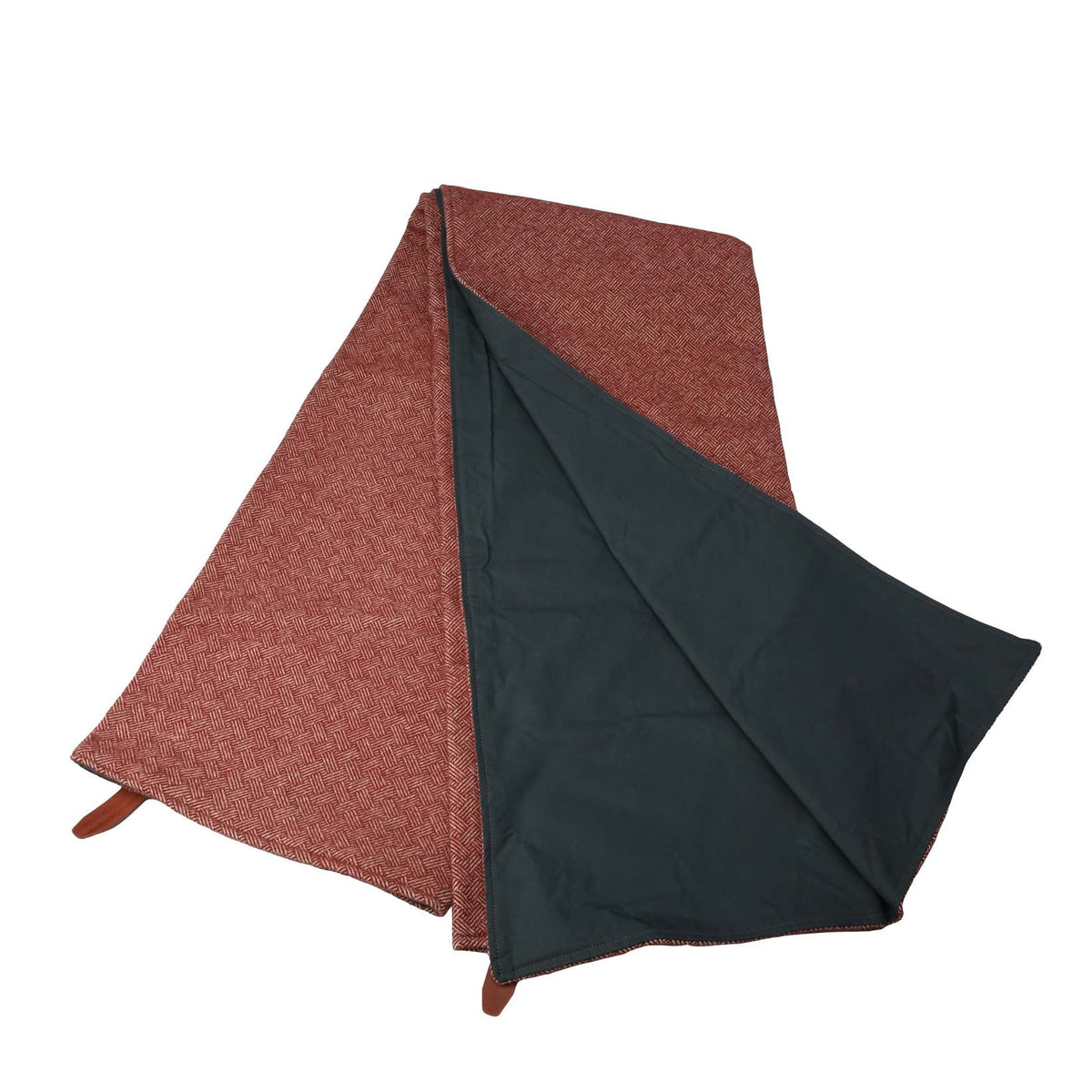 Lambswool Waxed Back Picnic Blanket-Lovat-Conrad Hasselbach Shoes & Garment