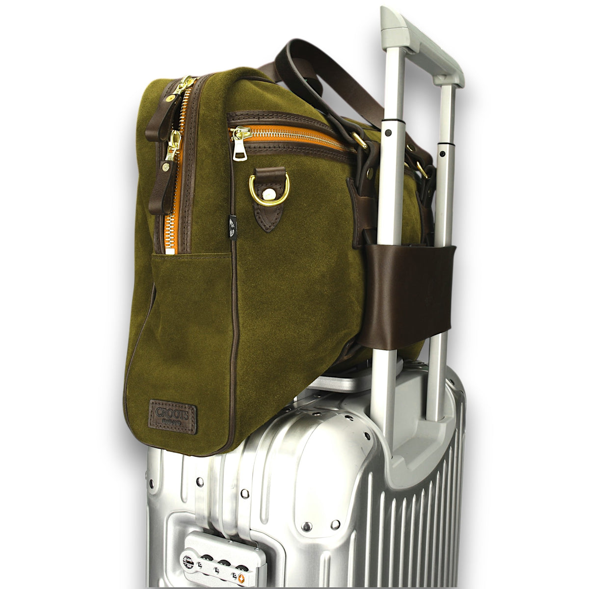 Leather Roller Luggage Strap-Croots-Conrad Hasselbach Shoes & Garment