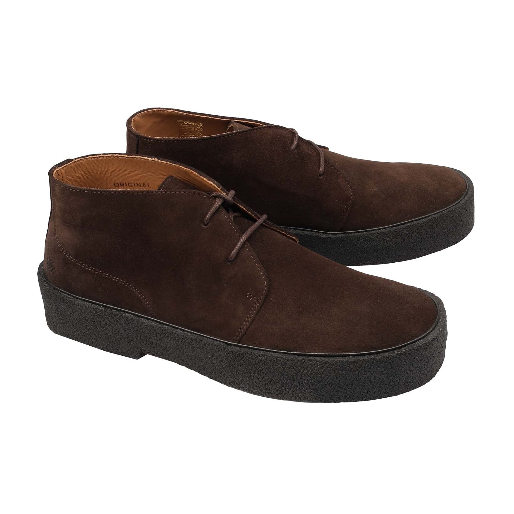 Leather shoe with crepe sole1