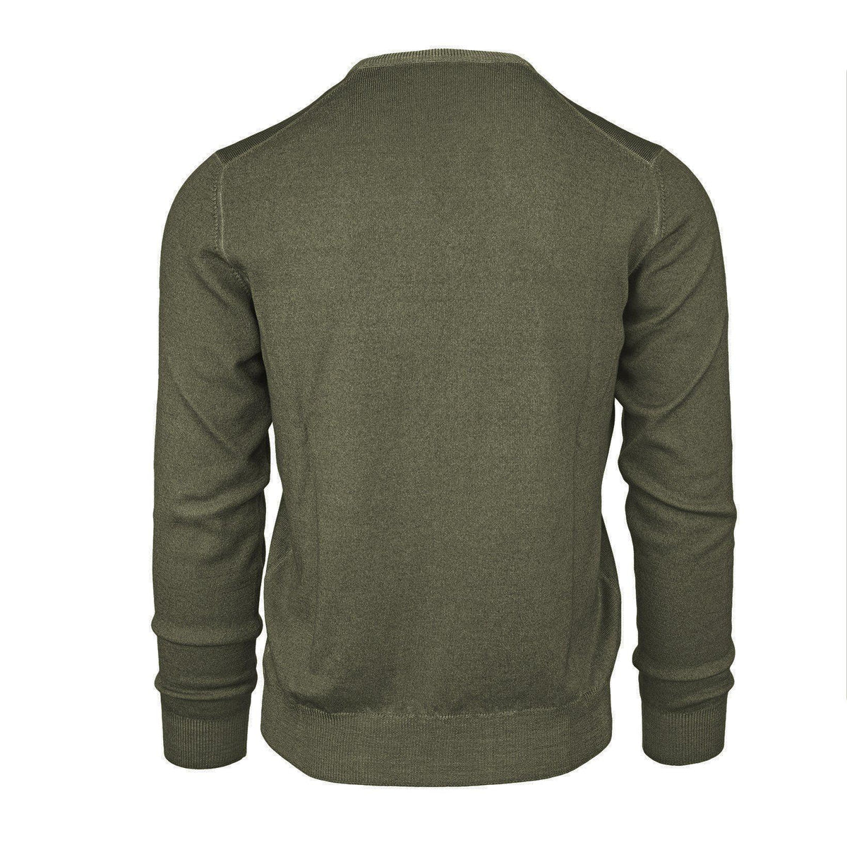 Leichter Schurwollpullover mit V-Ausschnitt-C.H.-Conrad Hasselbach Shoes & Garment