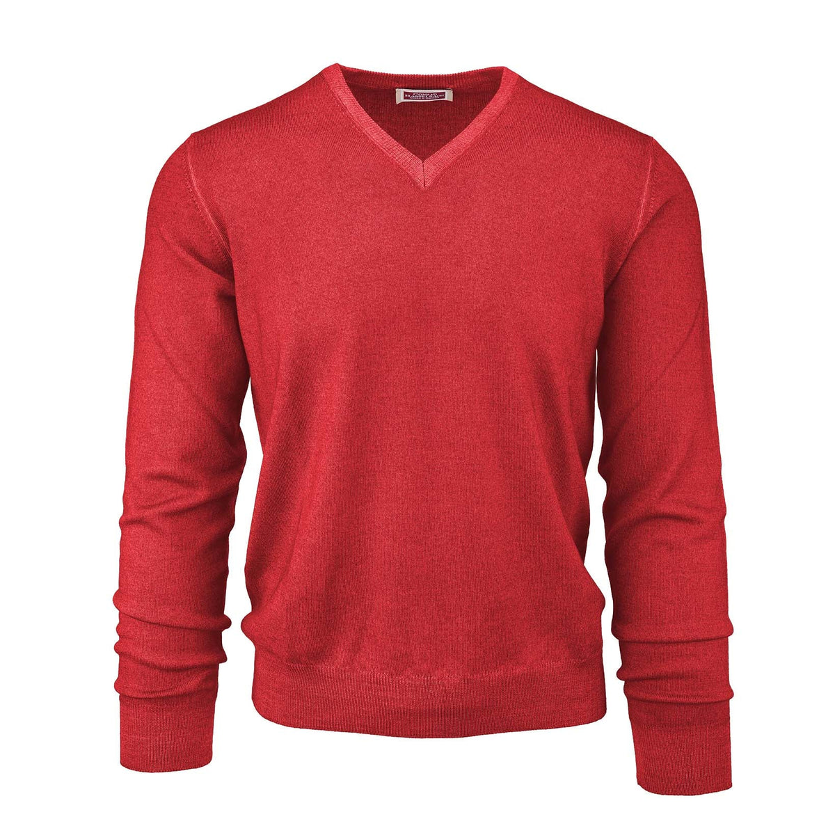 Leichter Schurwollpullover mit V-Ausschnitt-C.H.-Conrad Hasselbach Shoes & Garment