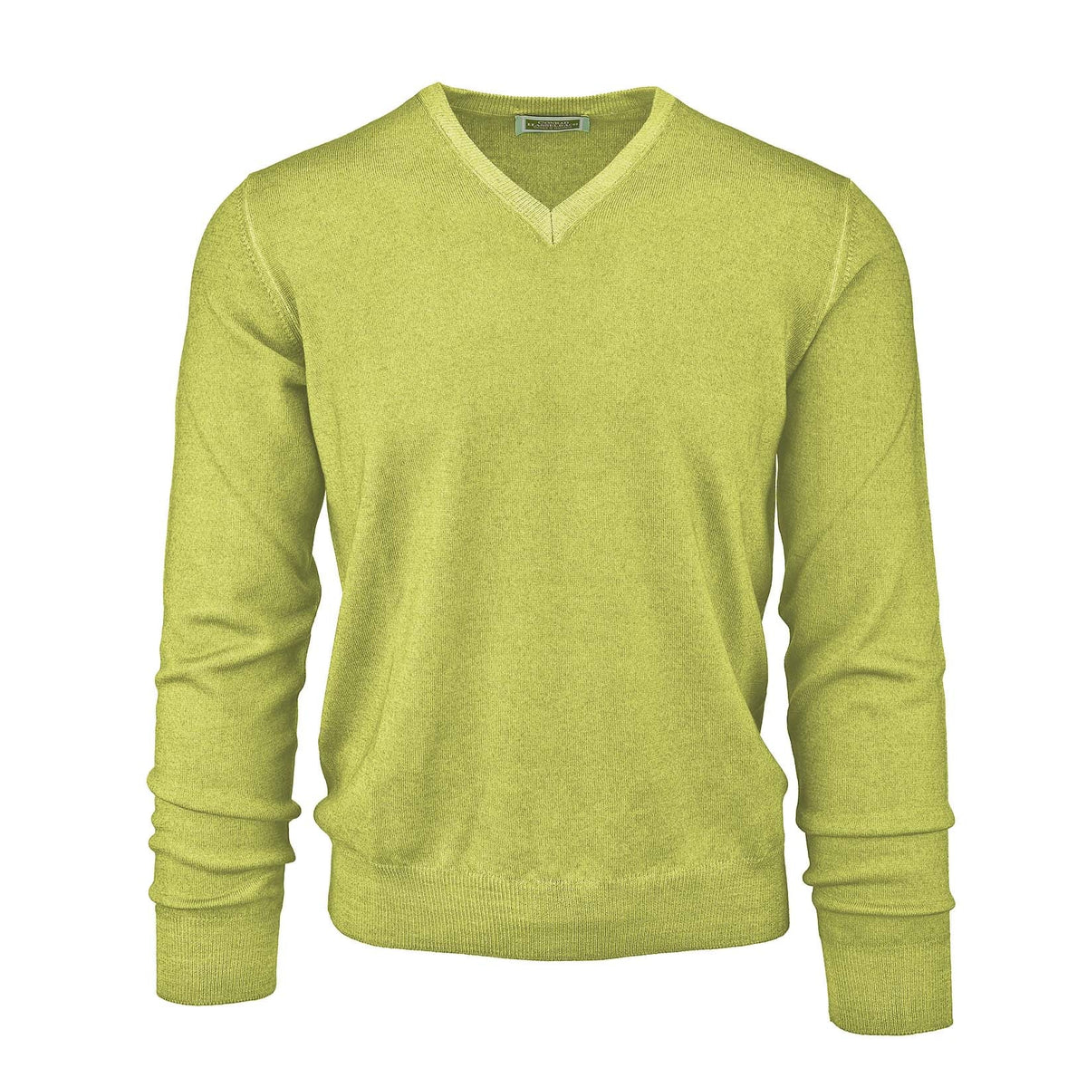 Leichter Schurwollpullover mit V-Ausschnitt-C.H.-Conrad Hasselbach Shoes & Garment