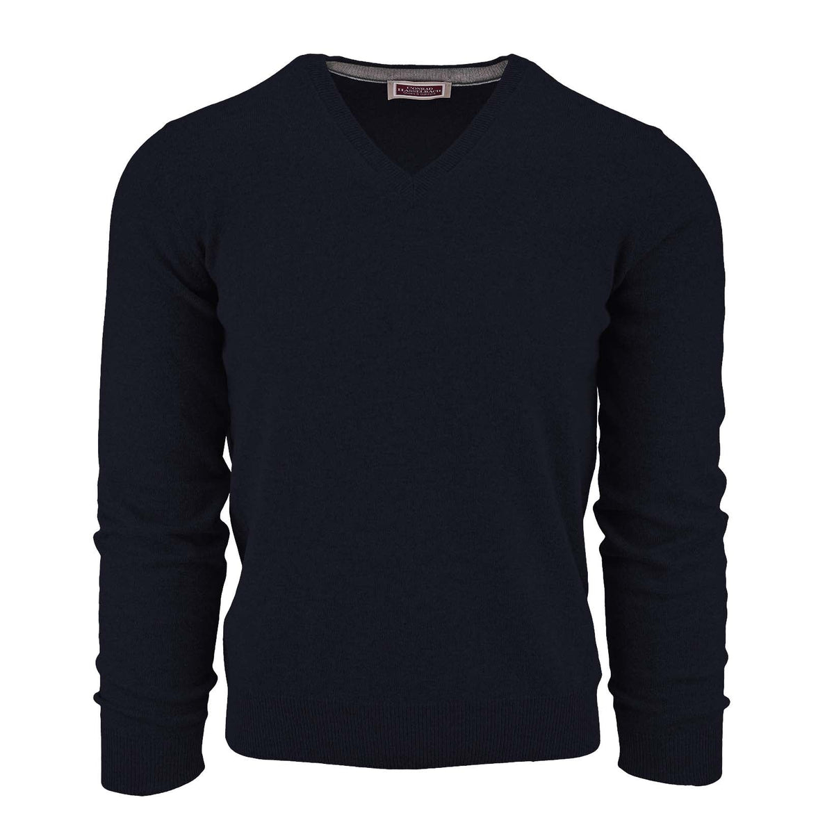 Leichter Schurwollpullover mit V-Ausschnitt-C.H.-Conrad Hasselbach Shoes & Garment