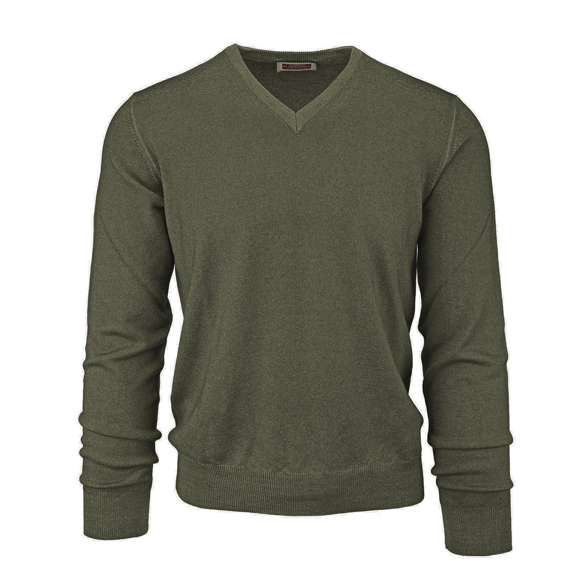 Leichter Schurwollpullover mit V-Ausschnitt-C.H.-Conrad Hasselbach Shoes &amp; Garment