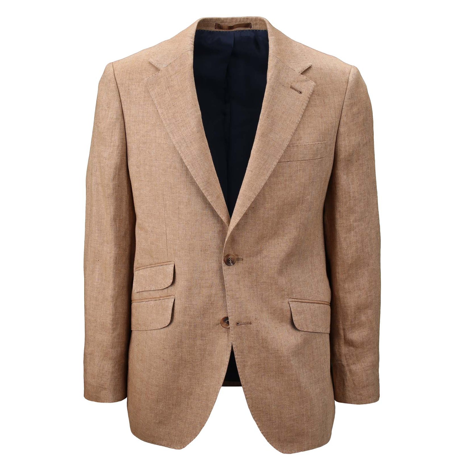 Leinenjackett mit Fischgratmuster-Sheppard & Jones-Conrad Hasselbach Shoes & Garment