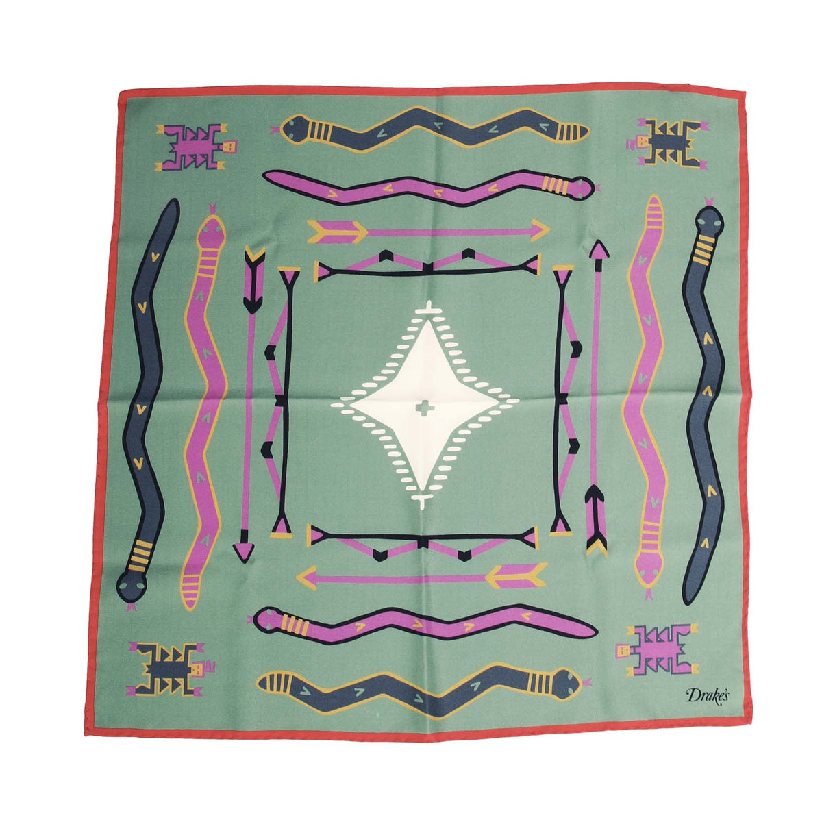 Navajo Pocket Square-Drake's-Conrad Hasselbach Shoes & Garment