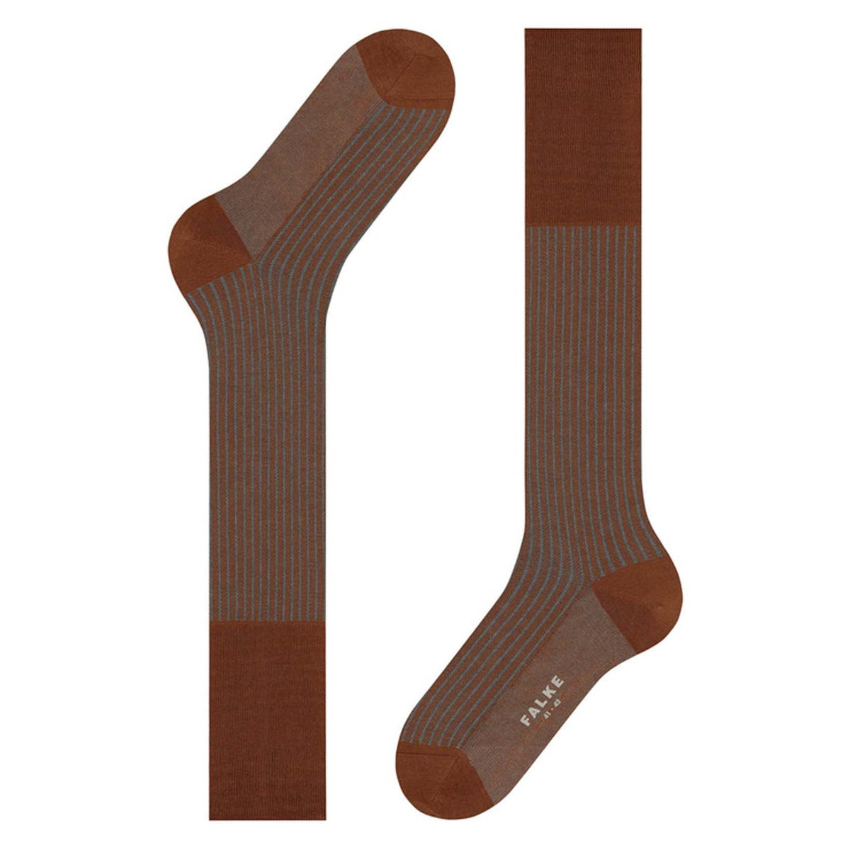 Oxford Stripe Herren Kniestrümpfe-Falke-Conrad Hasselbach Shoes & Garment