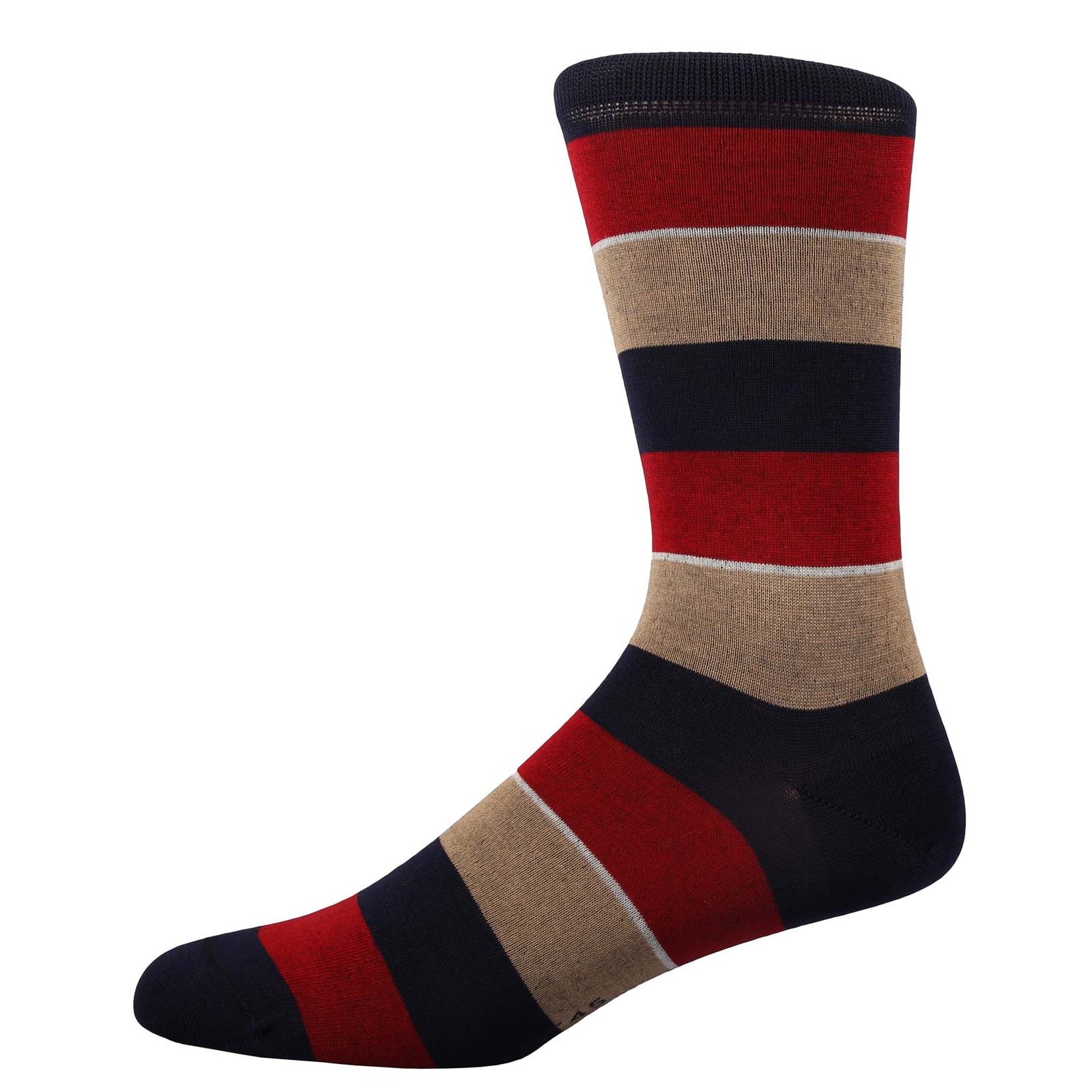 Pamono Kurze Baumwollsocke Gestreift-ANT45-Conrad Hasselbach Shoes & Garment