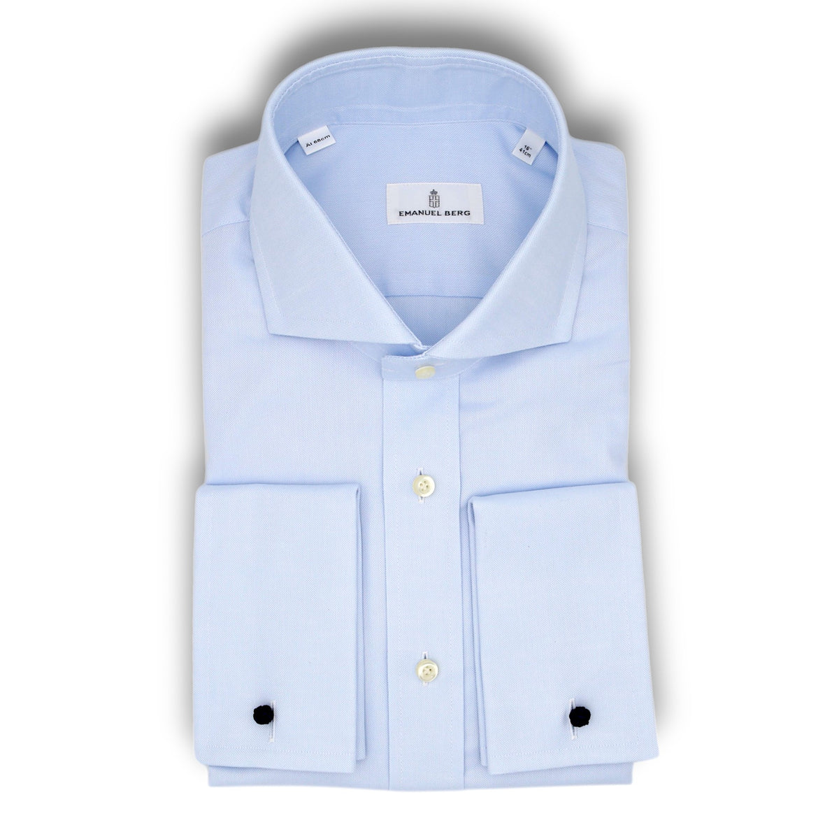 Pinpoint Hemd mit Doppelmanschette-Emanuel Berg-Conrad Hasselbach Shoes &amp; Garment