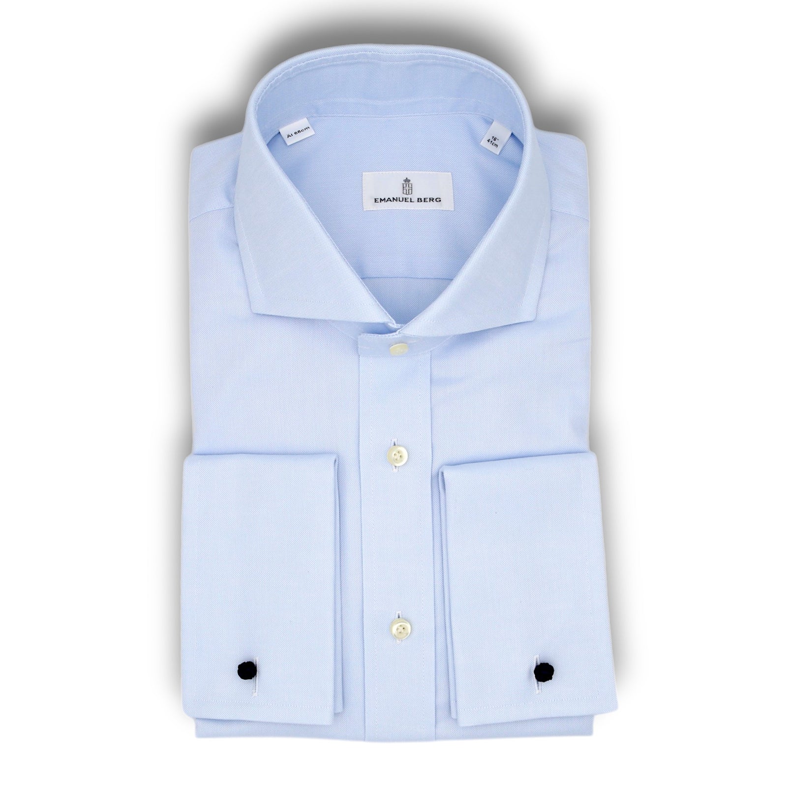 Pinpoint Hemd mit Doppelmanschette-Emanuel Berg-Conrad Hasselbach Shoes & Garment