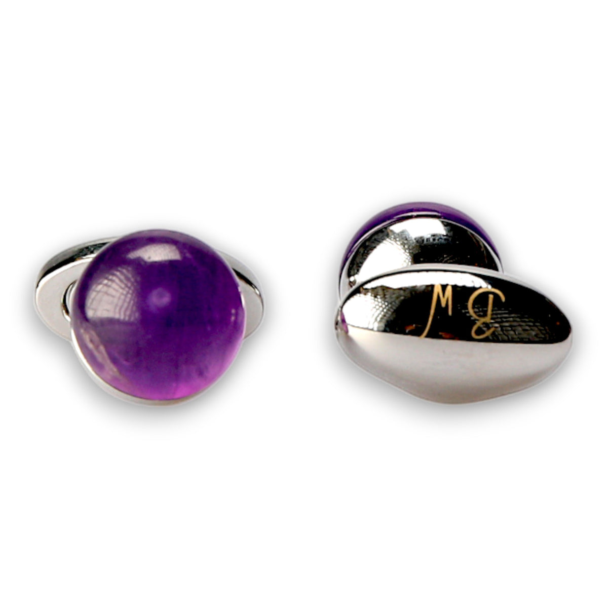 Power Orb Cufflinks-Babette Wasserman-Conrad Hasselbach Shoes &amp; Garment