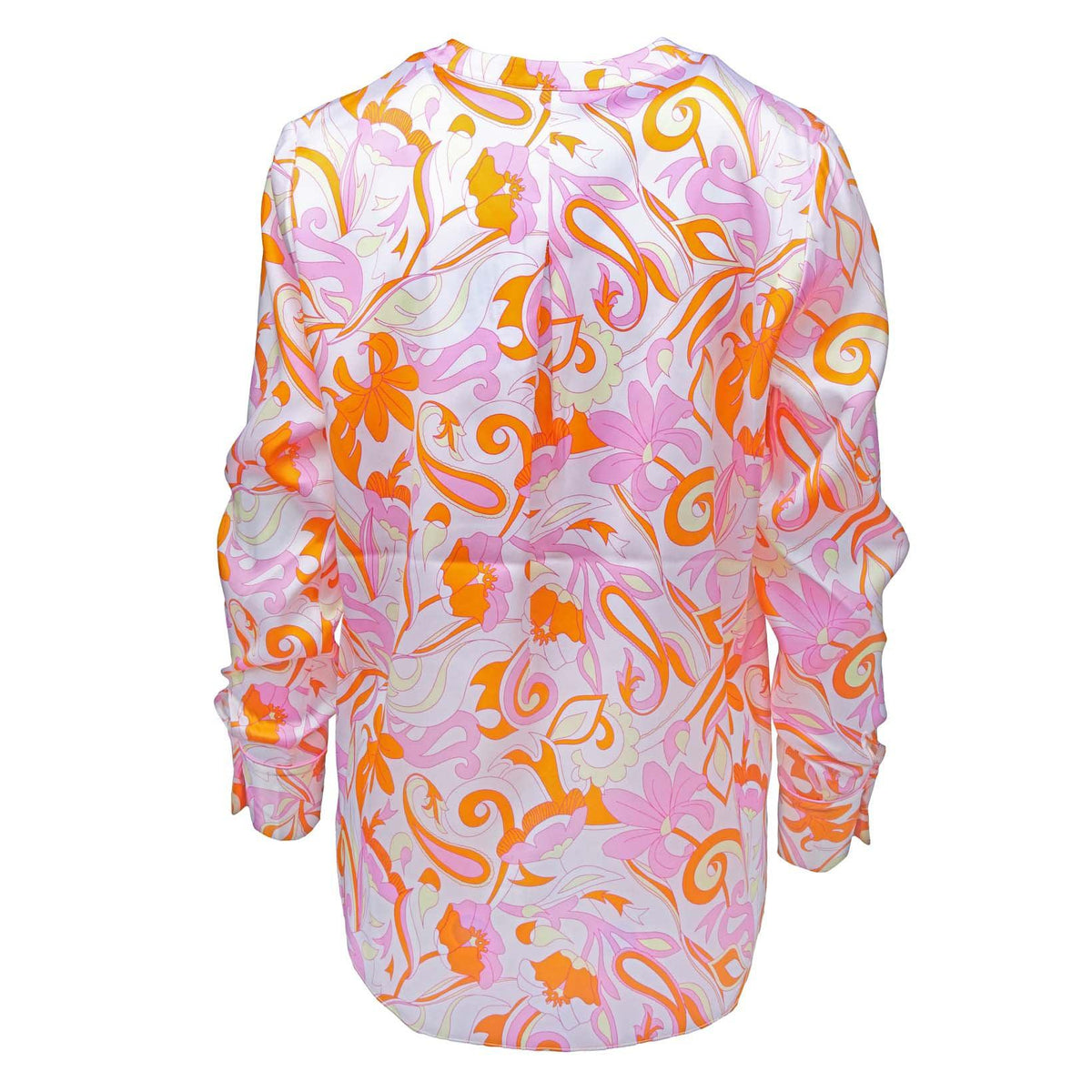 Seidenbluse mit V-Ausschnitt-herzensangelegenheit-Conrad Hasselbach Shoes & Garment