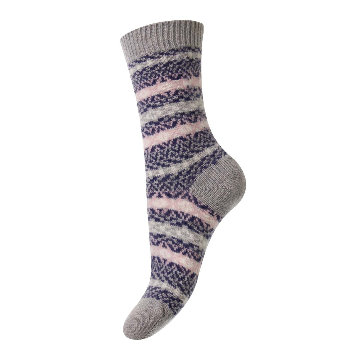Skye - Fair Isle - Kaschmir Socken für Damen-Pantherella-Conrad Hasselbach Shoes &amp; Garment