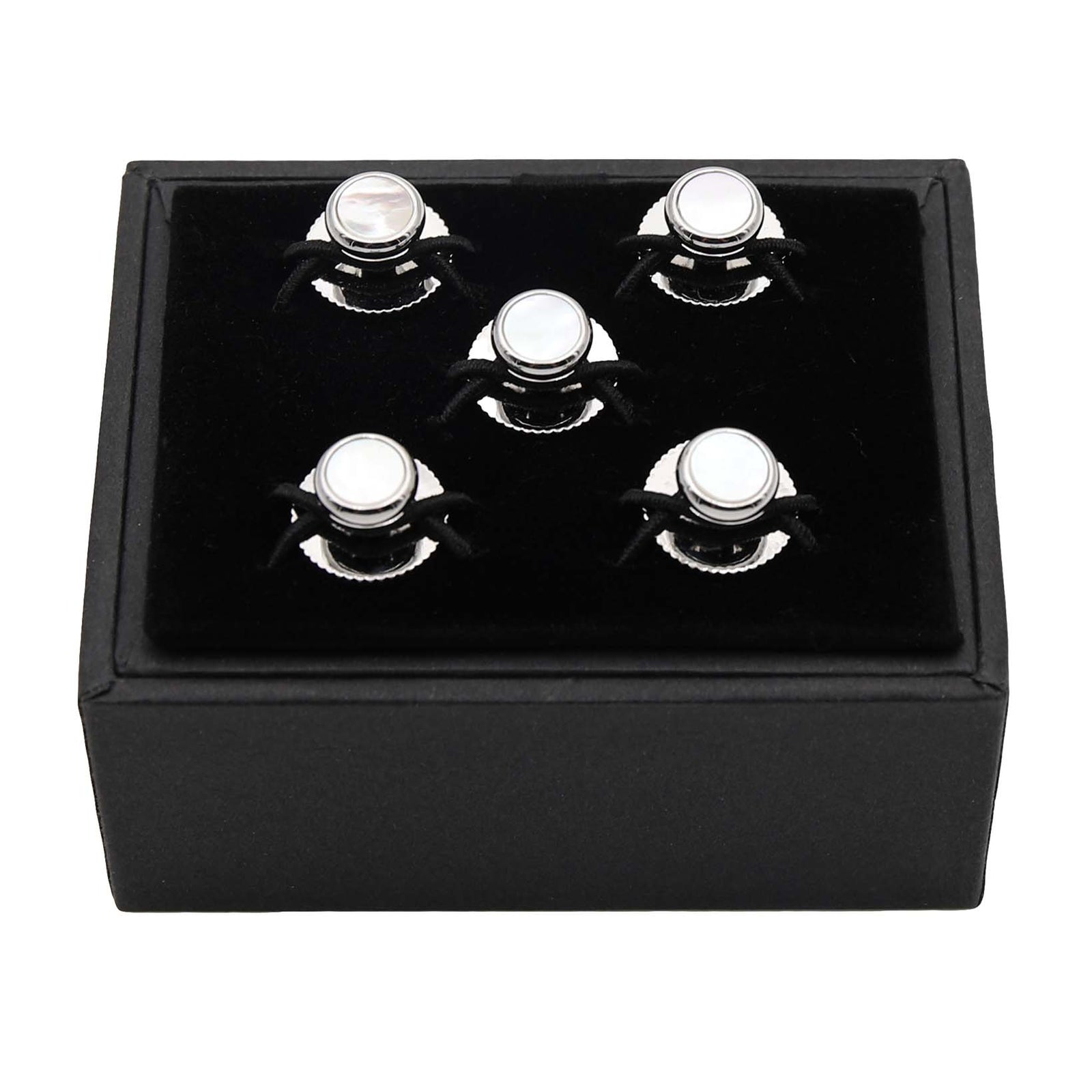 Studs Set Mother of Pearl - Set of 5-C.H.-Conrad Hasselbach Shoes & Garment