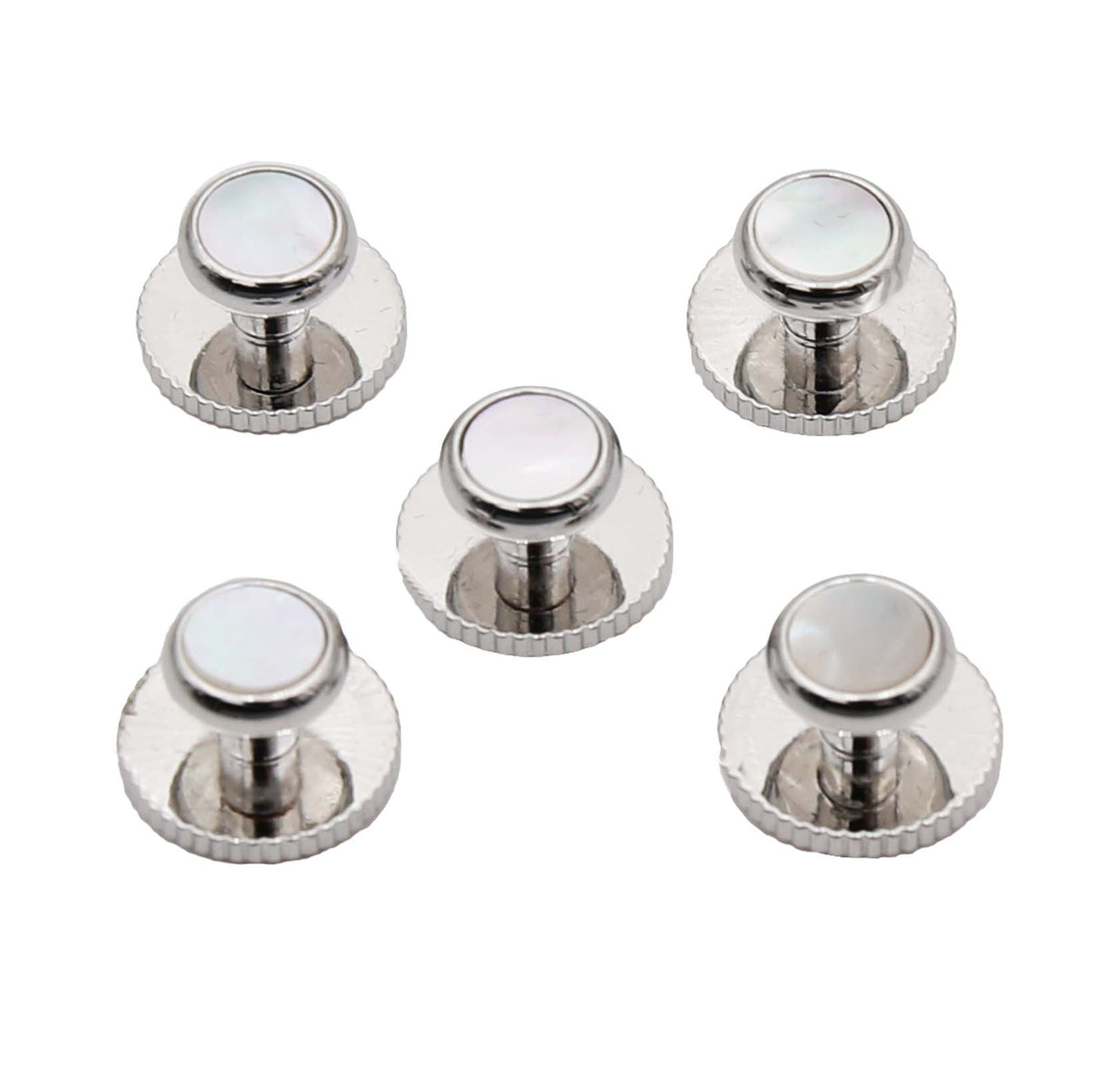 Studs Set Mother of Pearl - Set of 5-C.H.-Conrad Hasselbach Shoes &amp; Garment