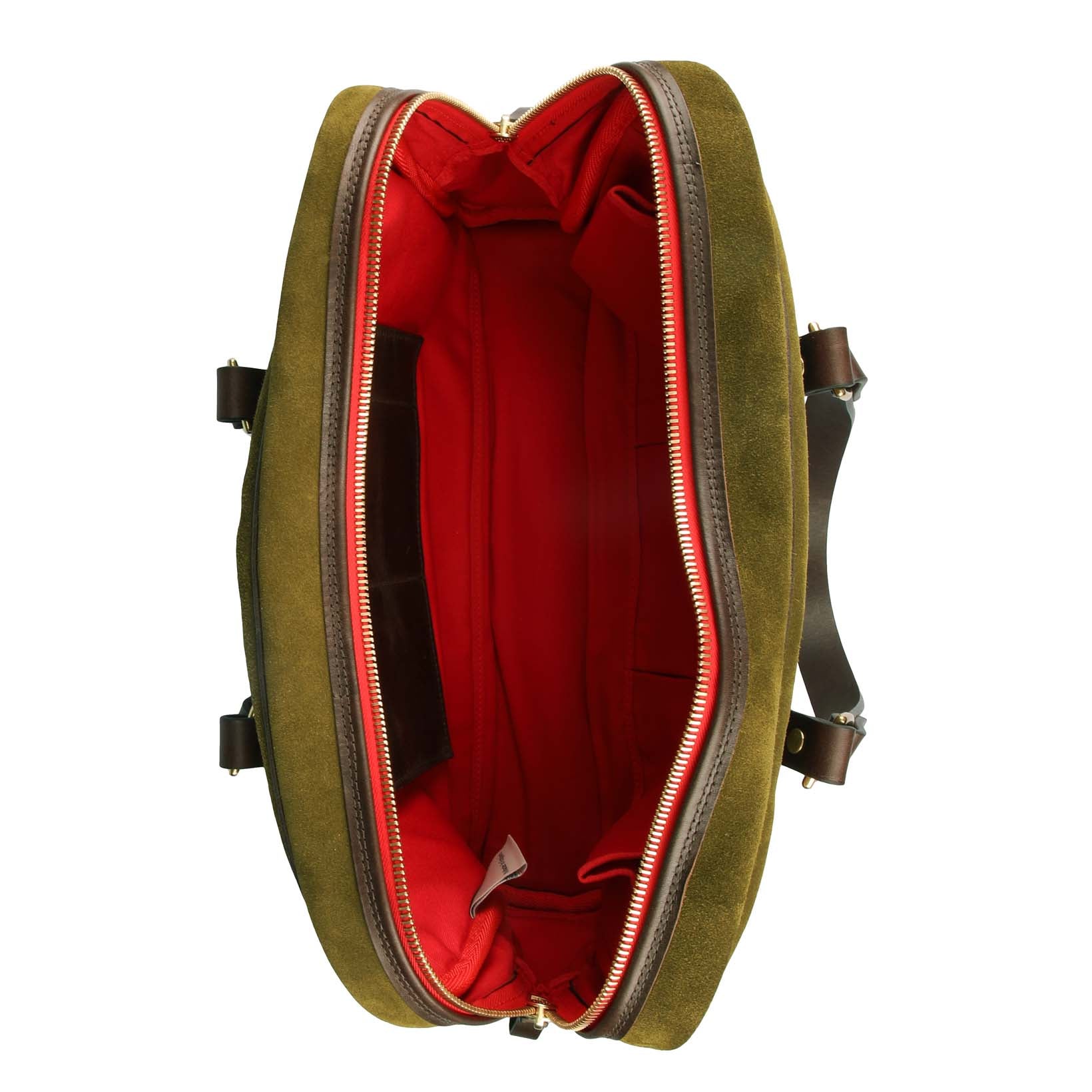 Suede Laptop Bag-Croots-Conrad Hasselbach Shoes & Garment