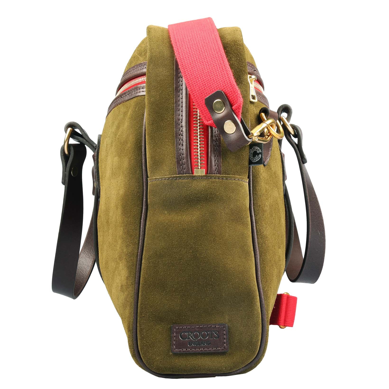 Suede Laptop Bag-Croots-Conrad Hasselbach Shoes & Garment