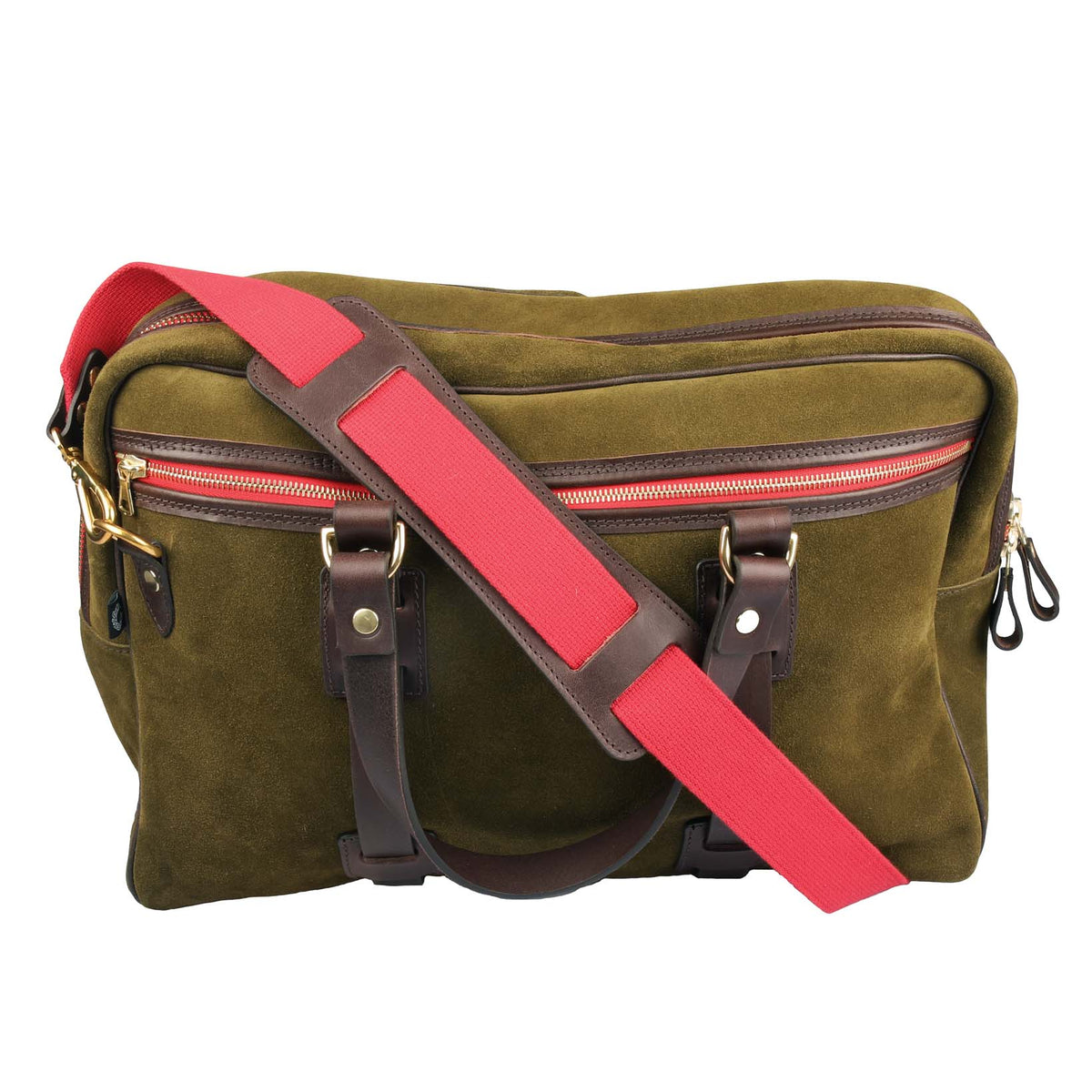 Suede Laptop Bag-Croots-Conrad Hasselbach Shoes & Garment