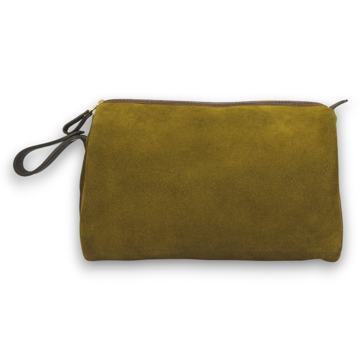 Suede Wash Bag-Croots-Conrad Hasselbach Shoes & Garment