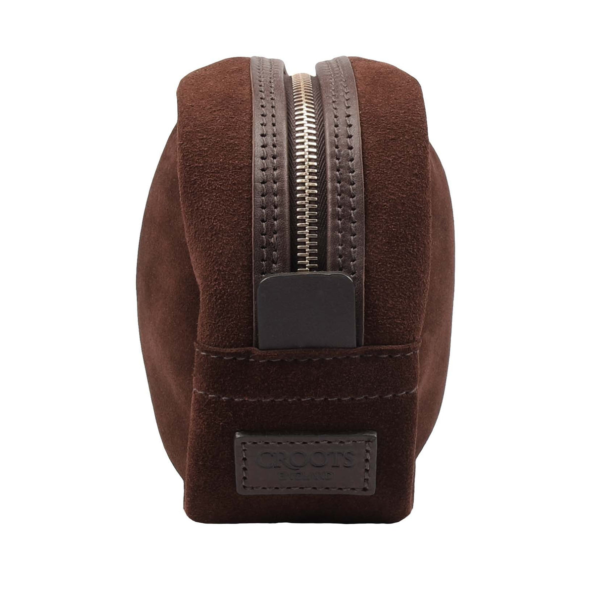 Suede Wash Bag-Croots-Conrad Hasselbach Shoes & Garment