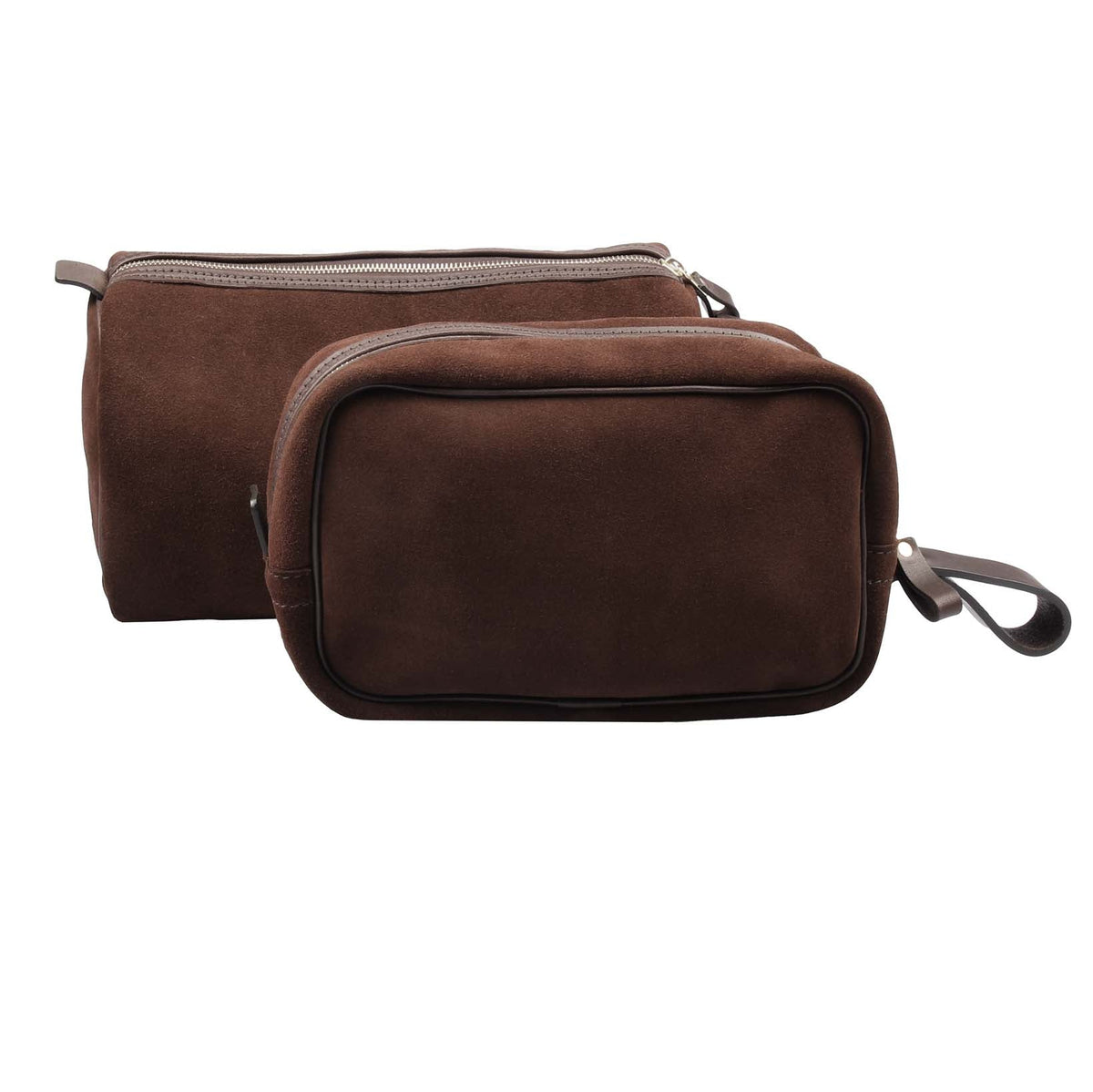 Suede Wash Bag-Croots-Conrad Hasselbach Shoes &amp; Garment