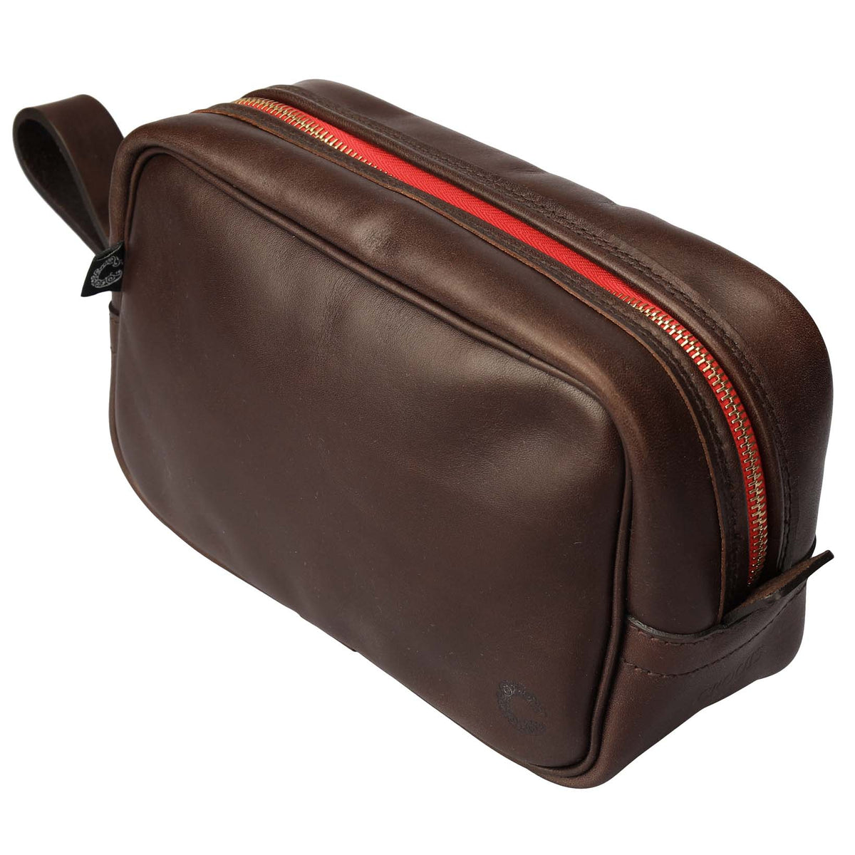 Vintage Leather Wash Bag-Croots-Conrad Hasselbach Shoes & Garment