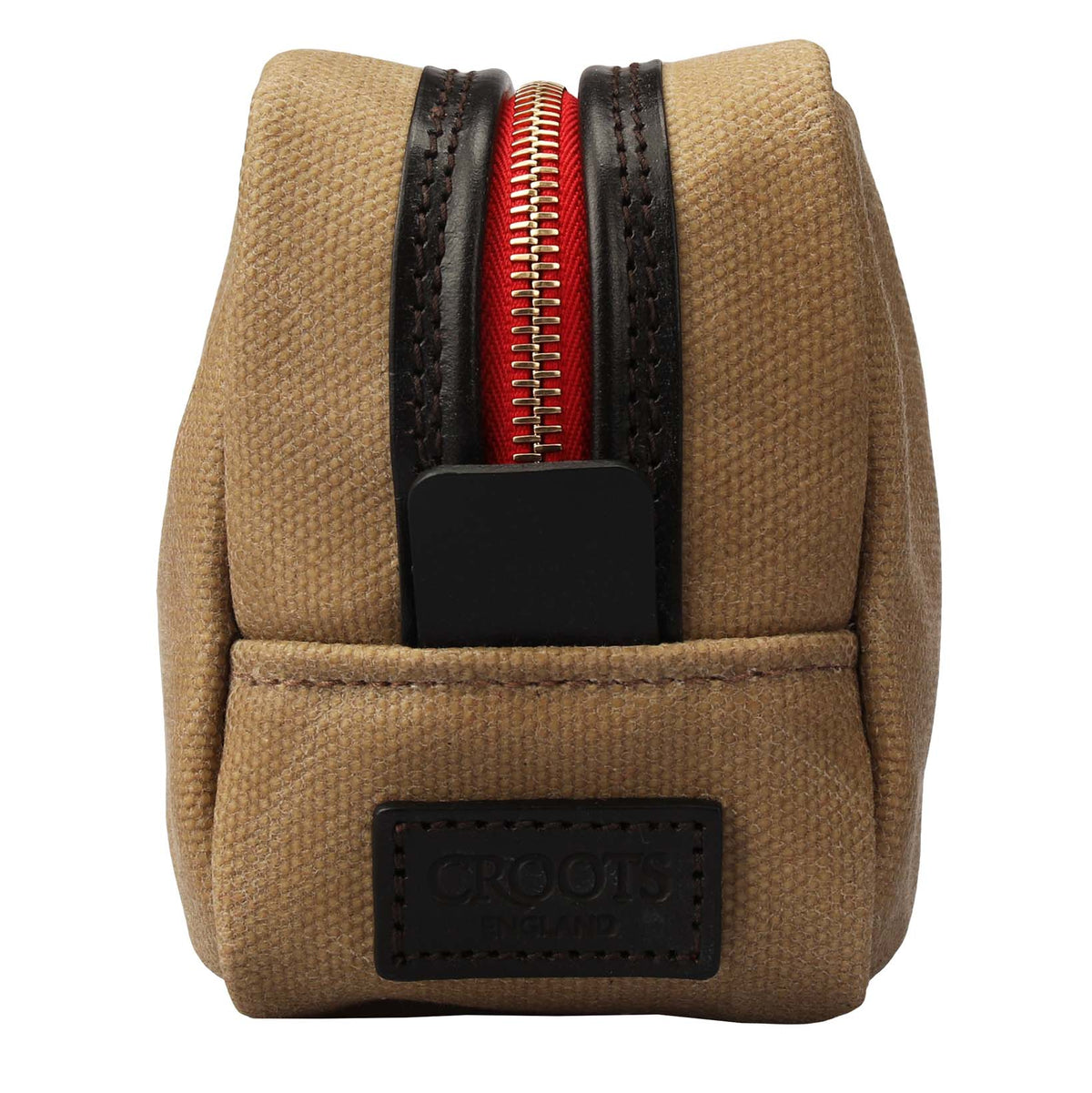 Vintage Waxed Canvas Wash Bag-Croots-Conrad Hasselbach Shoes & Garment