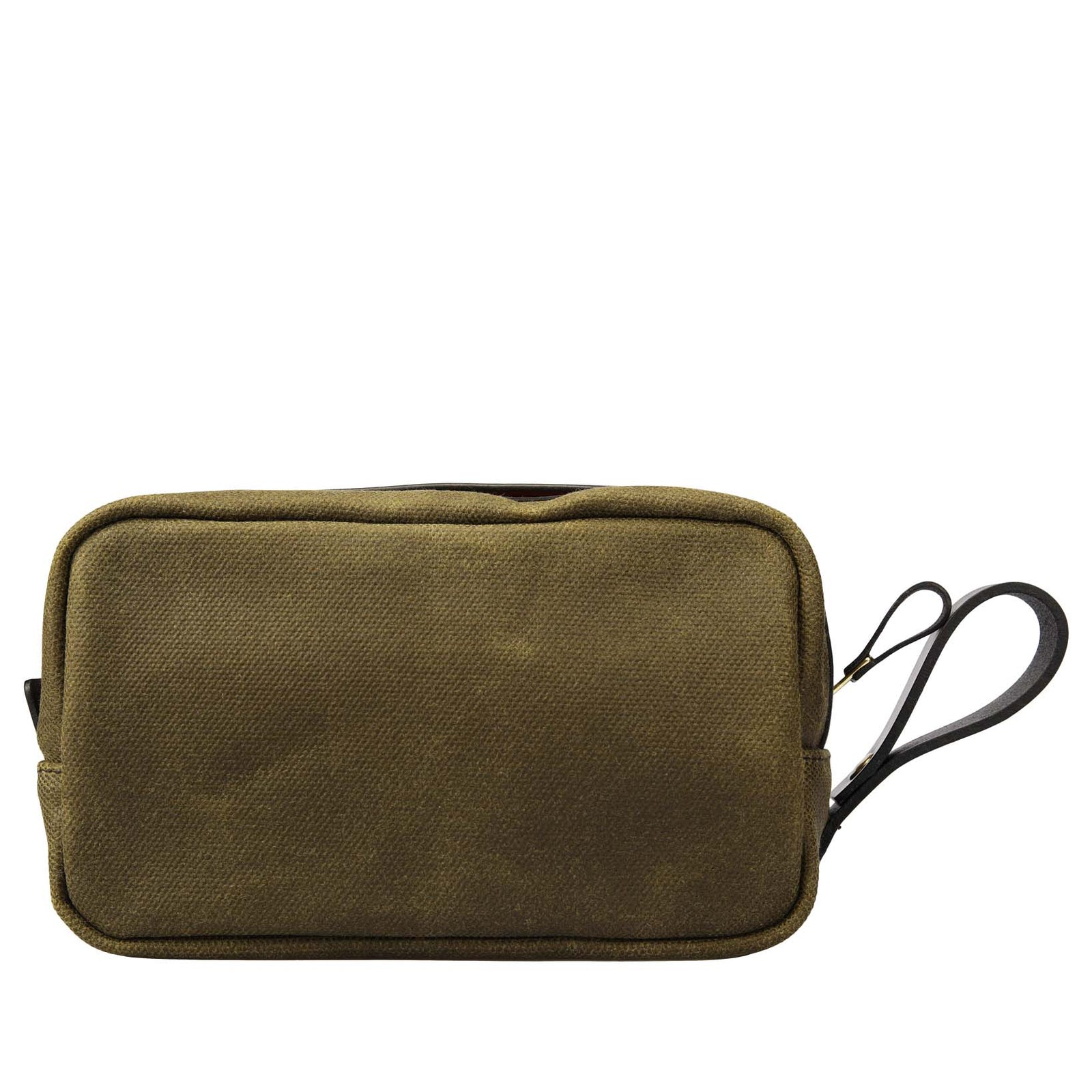 Vintage Waxed Canvas Wash Bag-Croots-Conrad Hasselbach Shoes & Garment