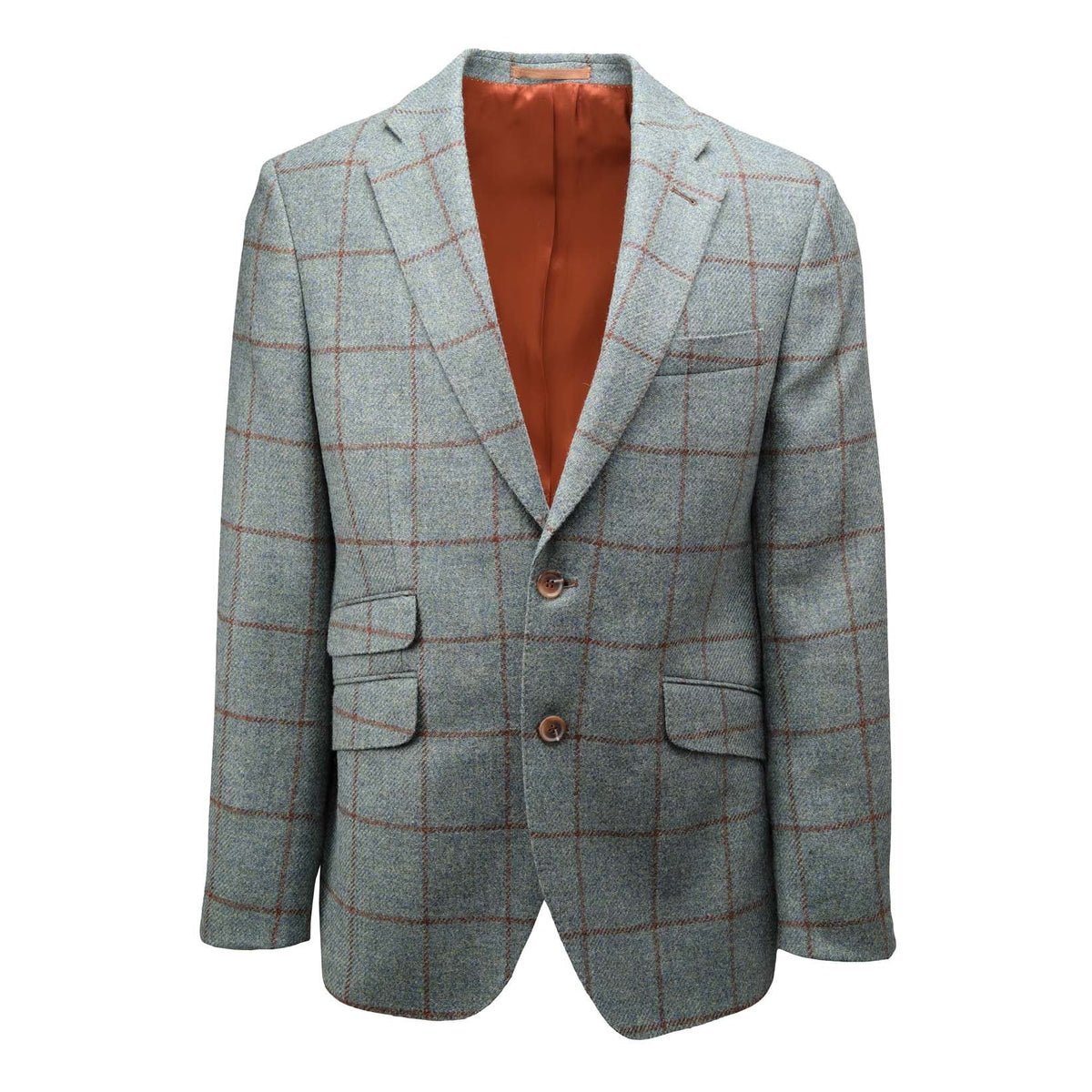 Woll-Jackett mit Überkaro-Sheppard &amp; Jones-Conrad Hasselbach Shoes &amp; Garment